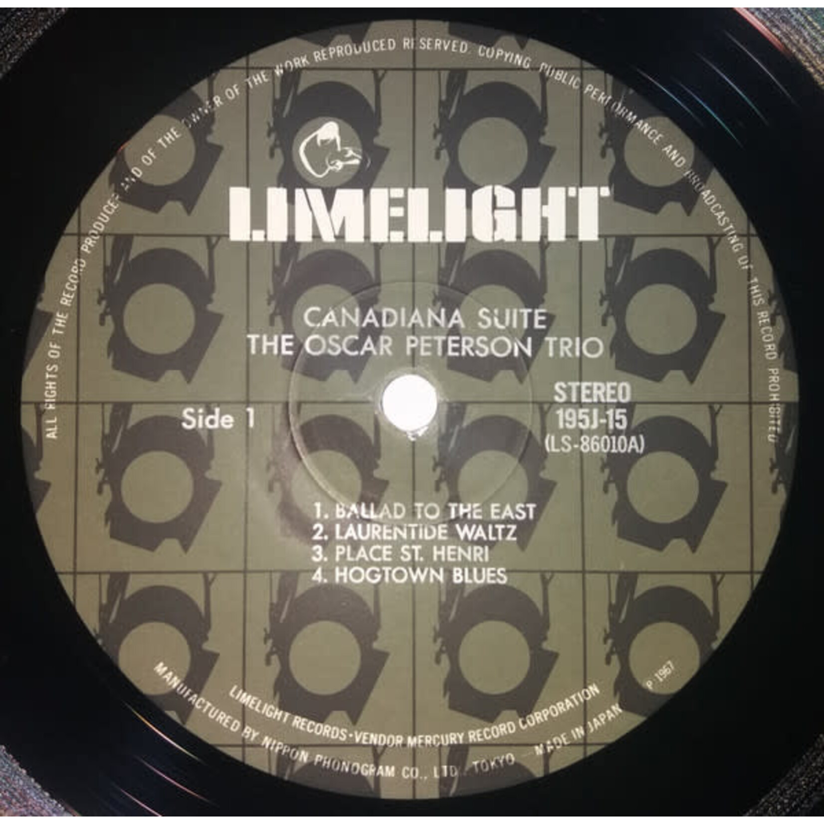 [Japanese Vintage] Oscar Peterson Trio: Canadia Suite (w/OBI) [JAPANESE VINTAGE]