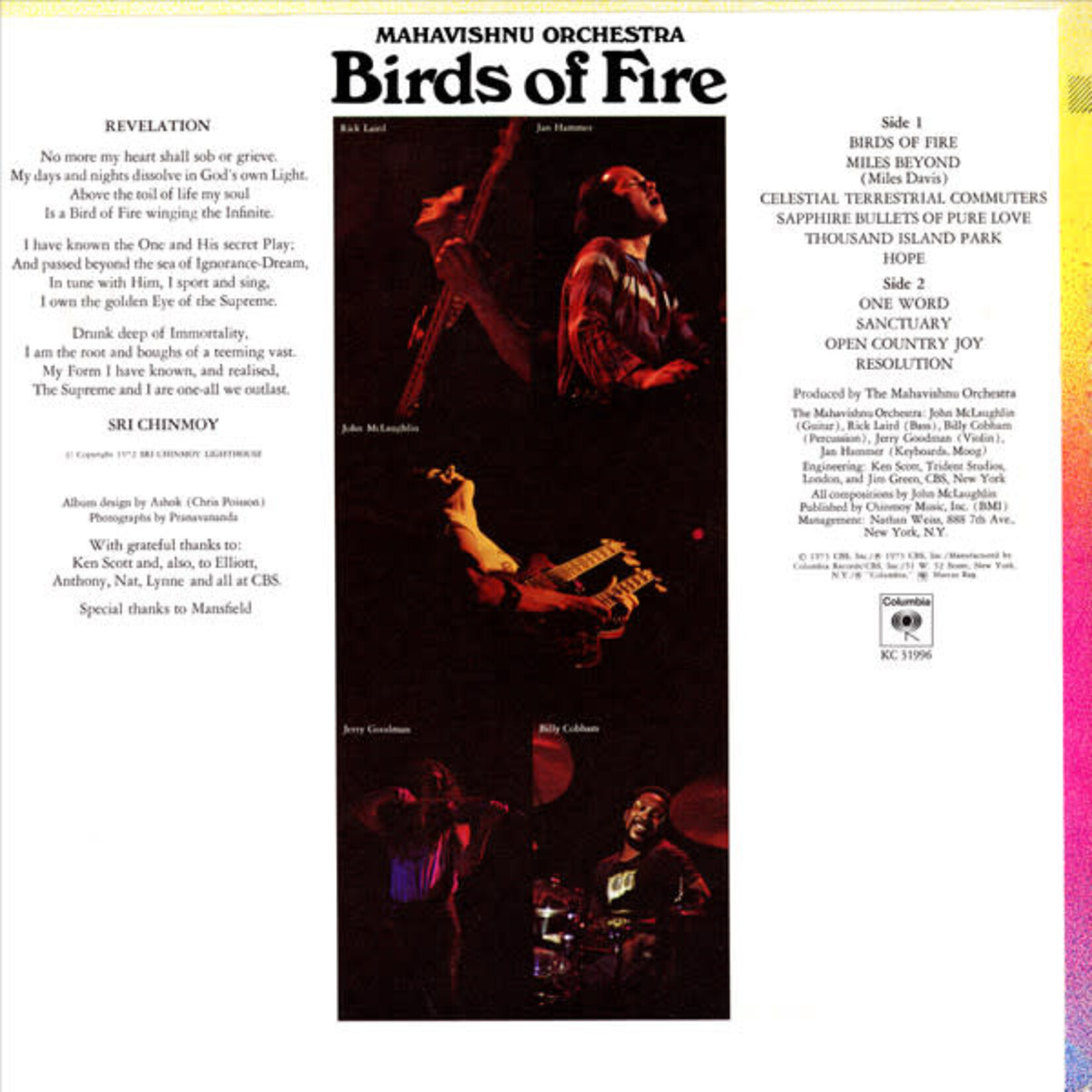 [Japanese Vintage] Mahavishnu Orchestra: Birds Of Fire (no OBI) [JAPANESE VINTAGE]