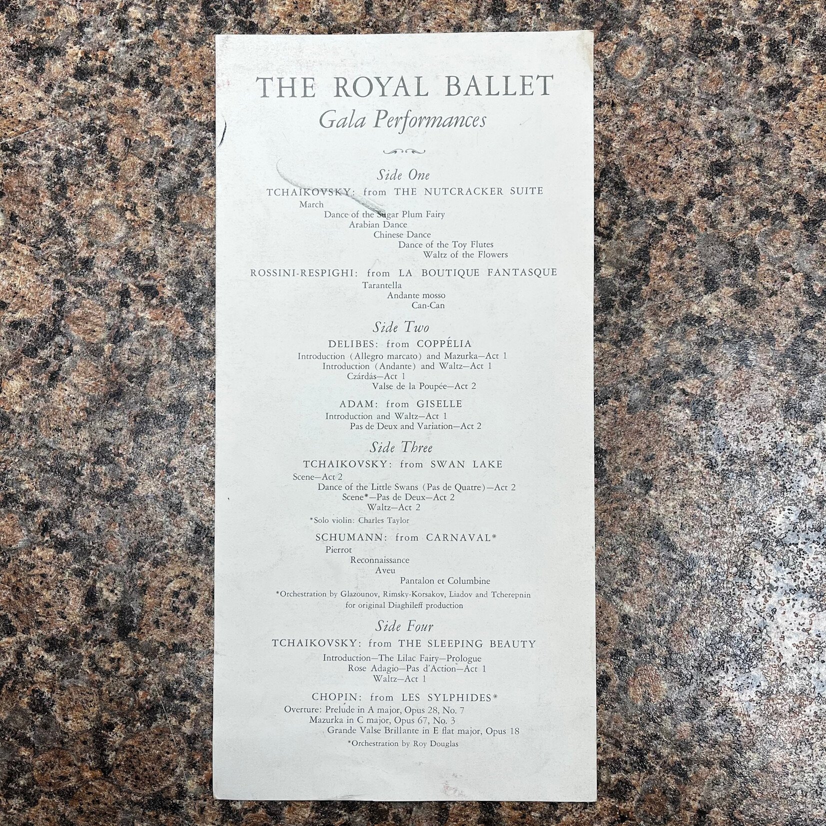 [Kollectible Vinyl] Ernest Ansermet: The Royal Ballet - Gala Performances [RCA Victor Red Seal]