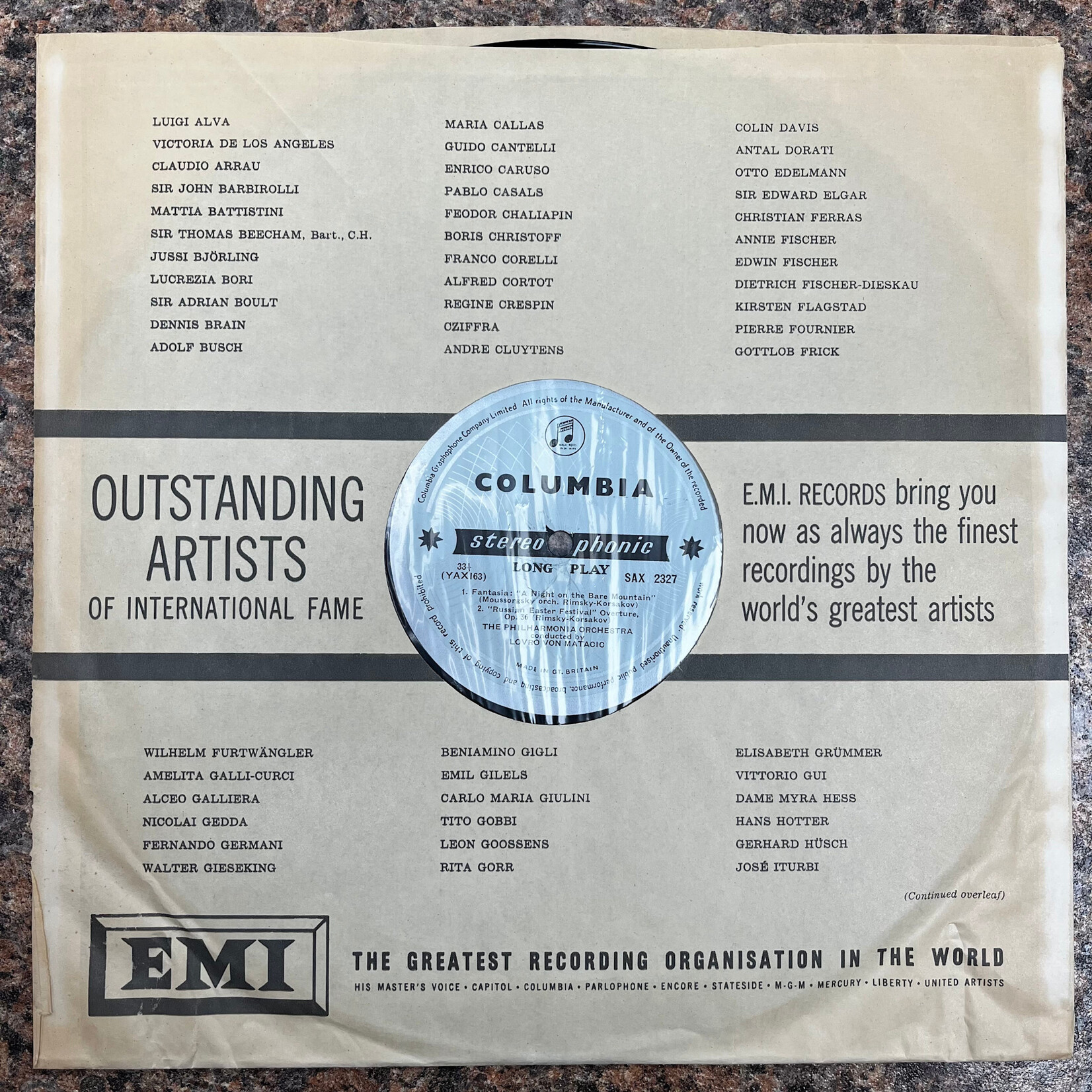 [Kollectible Vinyl] Borodin / Mussorgsky / Rimsky-Korsakov: Prince Igor / A Night On The Bare Mountain / Russian Easter Festival [COLUMBIA]