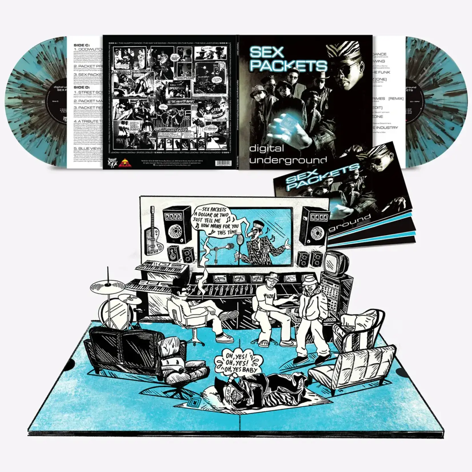 [New Vinyl] Digital Underground: Sex Packets (2LP-180g 35th anniversary pop-up edition/coloured) [TOMMY BOY]