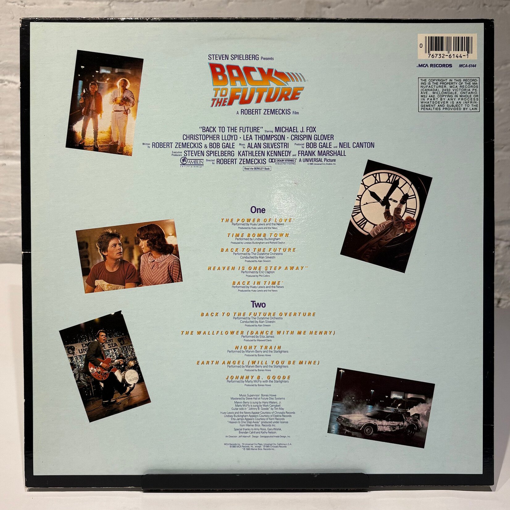 [Kollectible Vinyl] V/A: Back To The Future (Music From The Motion Picture) (1985, Canada, Original Press, NM) [MCA]