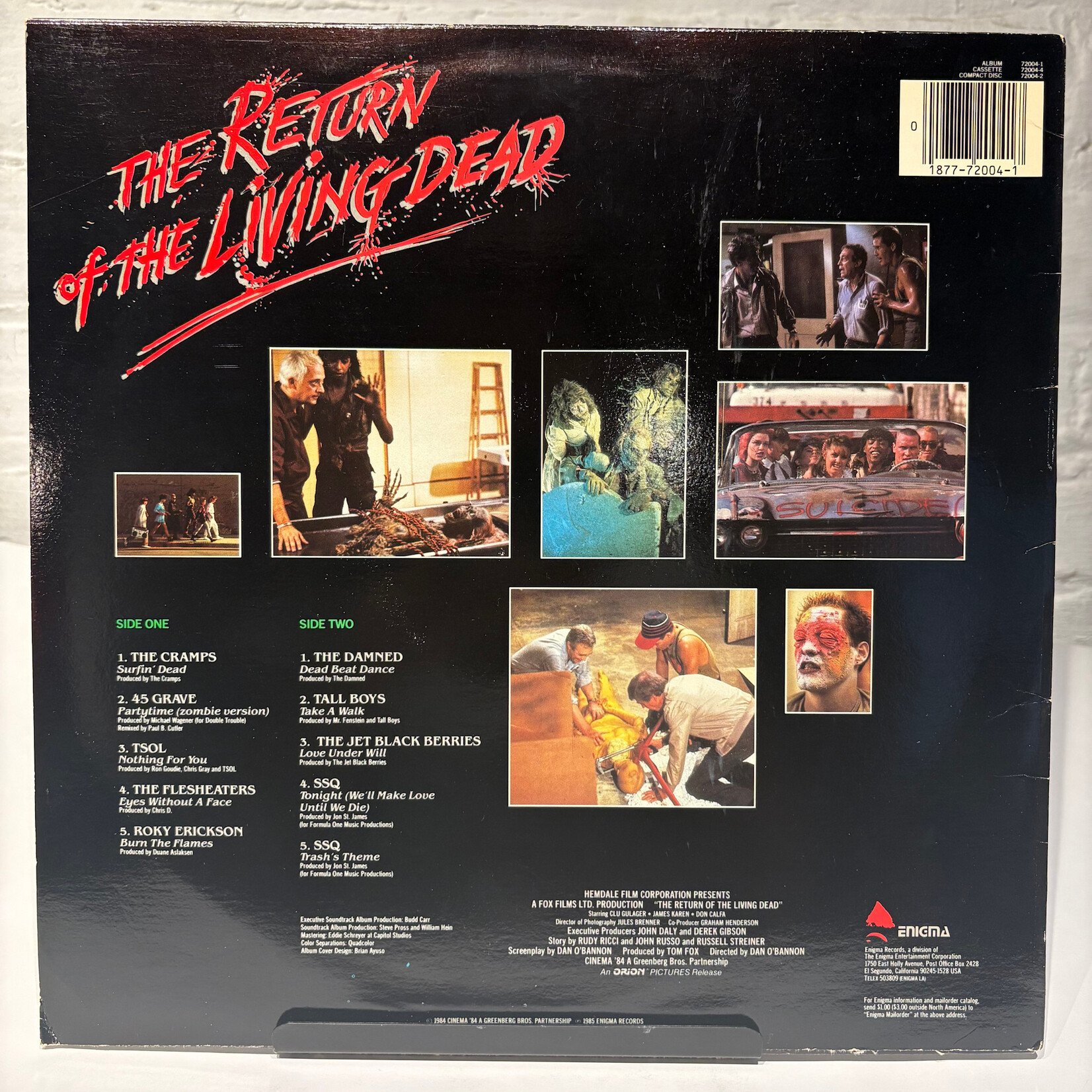 [Kollectible Vinyl] V/A: The Return Of The Living Dead (OST) (1985, USA, w/ Order Form, Ex) [ENIGMA]
