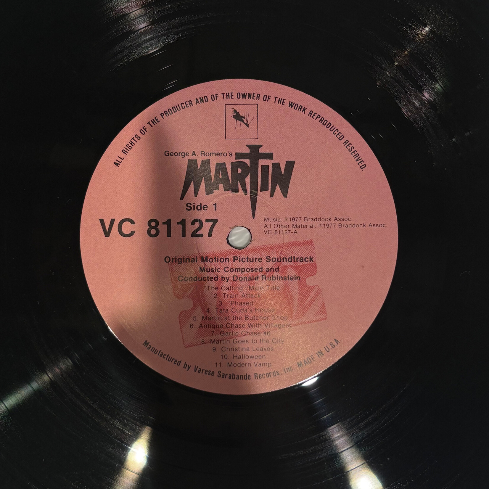 [Kollectible Vinyl] Rubinstein, Donald: George A. Romero's Martin (OST) (1979, USA, In Shrink, Ex) [VARESE SARABANDE]