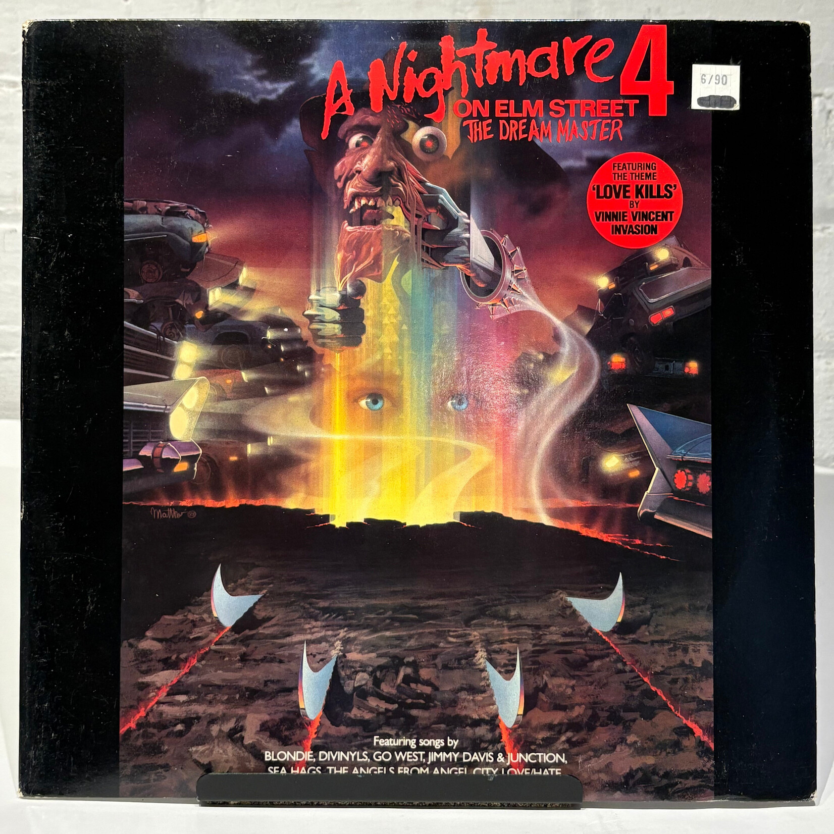 [Kollectible Vinyl] V/A:  A Nightmare On Elm Street 4: The Dream Master (OST) (1988, USA, Promo Copy, VG++) [CHRYSALIS]