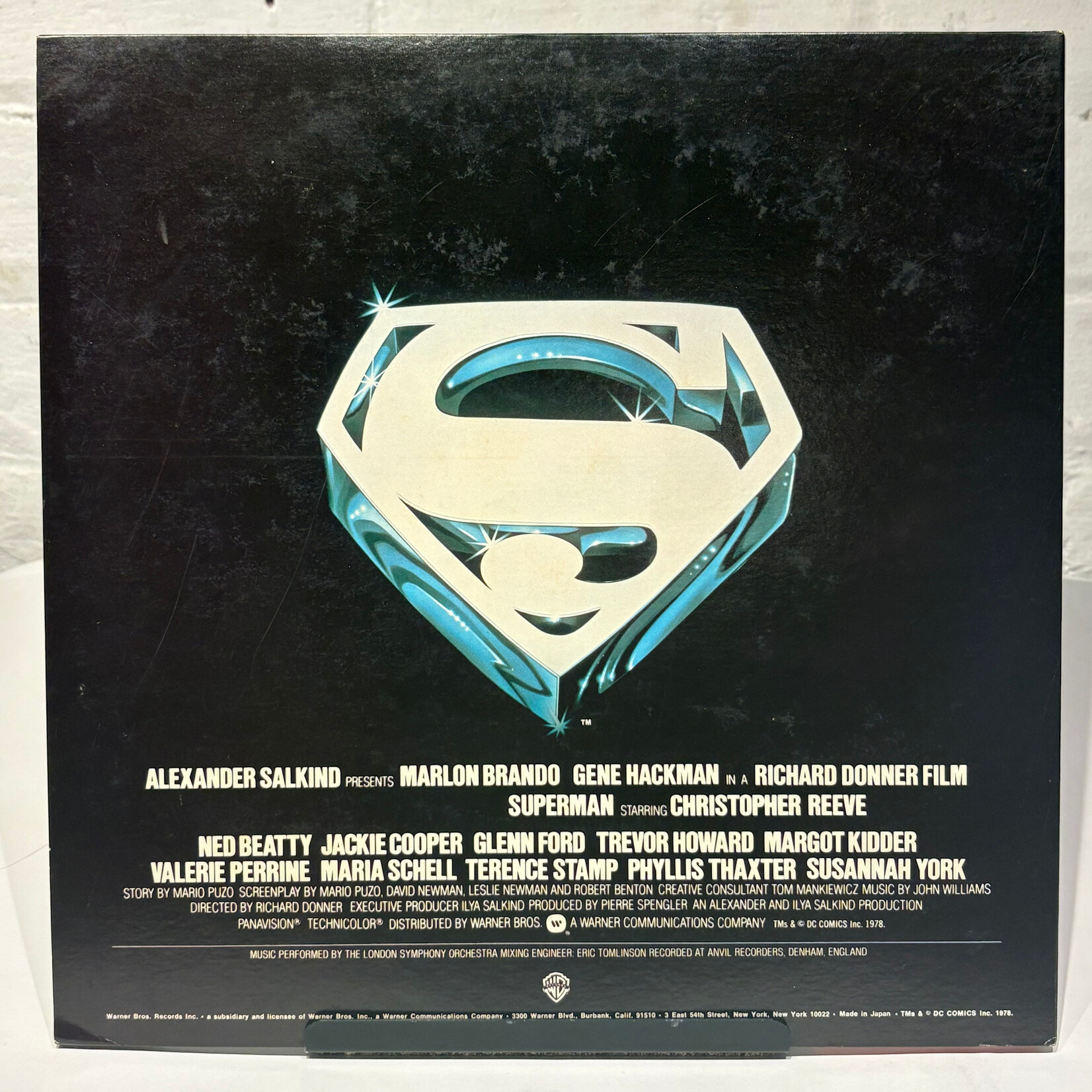 [Kollectible Vinyl] Williams, John – Superman: The Movie (Original Sound Track) (1978, Japan Press, w OBI and both issues, EX) [JAPANESE VINTAGE] [WARNER]