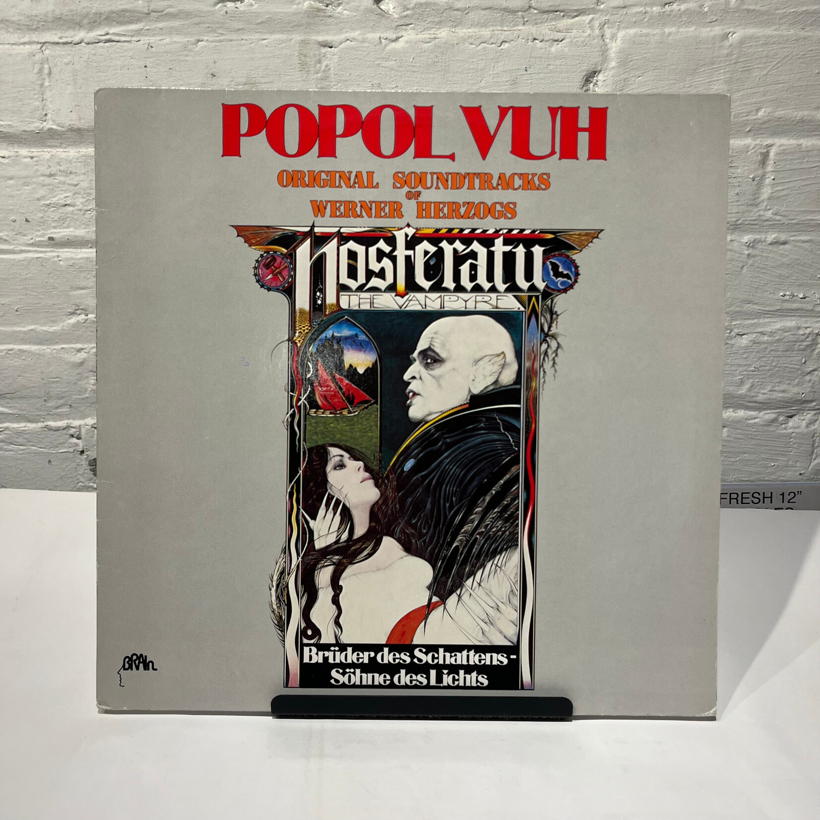 [Kollectible Vinyl] Popol Vuh: Brüder Des Schattens - Söhne Des Lichts (Original Soundtracks Of Werner Herzogs Nosferatu The Vampyre) (1978, Germany, Brain Label, Ex) [BRAIN]