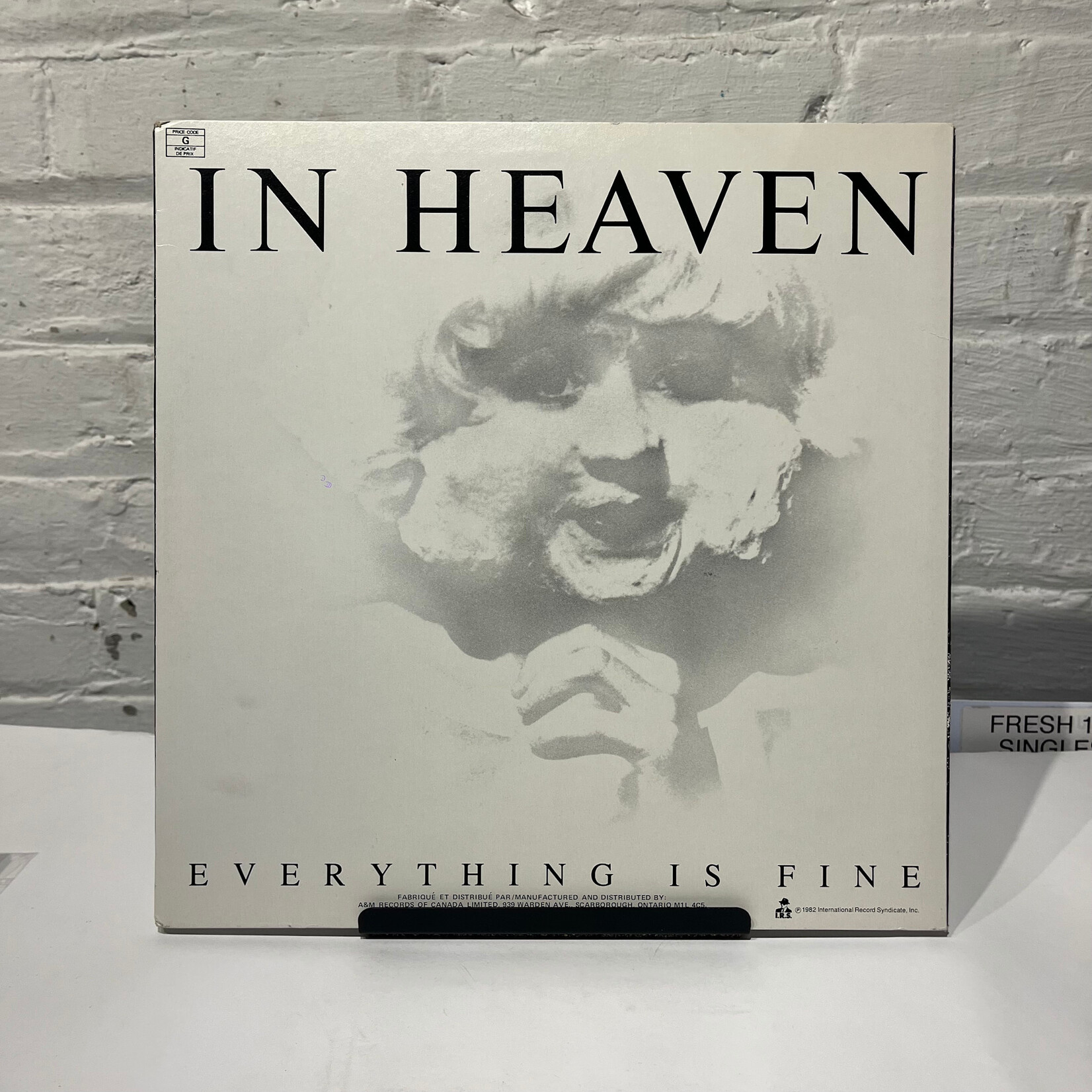 [Kollectible Vinyl] Lynch, David & Alan R. Splet: Eraserhead Original Soundtrack (1982, 1st Issue, w/ Insert, and "The Baby" photo) [I.R.S]