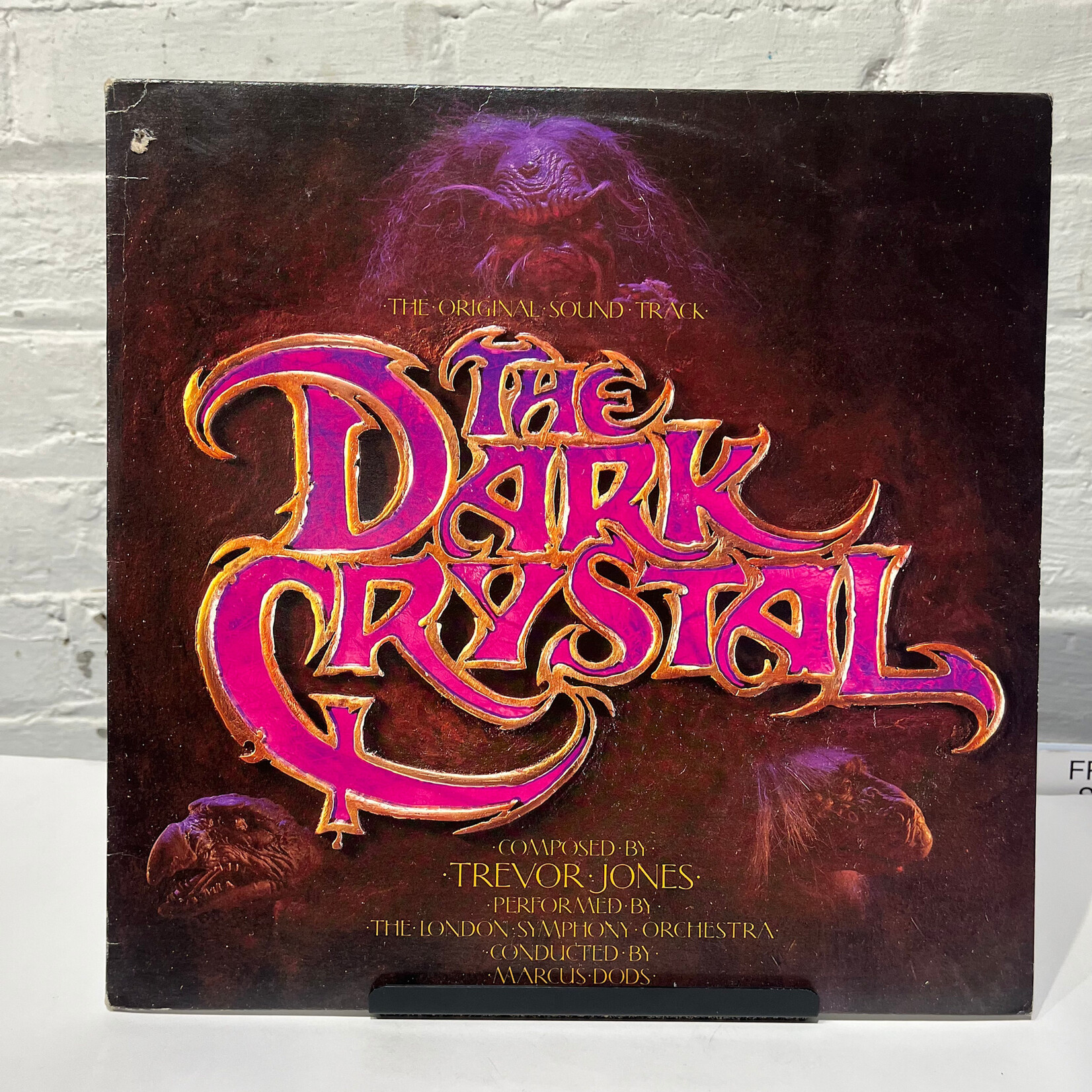 [Kollectible Vinyl] Jones, Trevor, The London Symphony Orchestra: The Dark Crystal (1982, Original Poster, w/ Poster, NM) [WARNER]