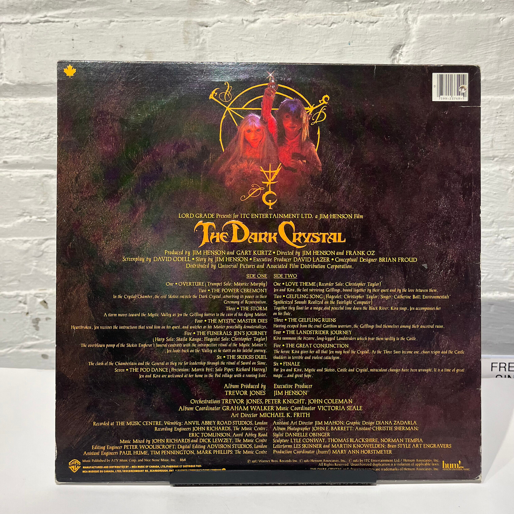 [Kollectible Vinyl] Jones, Trevor, The London Symphony Orchestra: The Dark Crystal (1982, Original Poster, w/ Poster, NM) [WARNER]