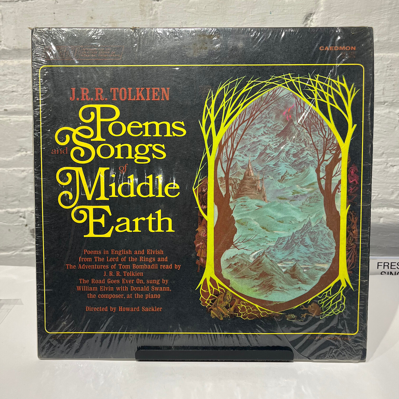 [Kollectible Vinyl] J.R.R. Tolkien: Poems And Songs Of Middle Earth (1967, US, Read by Author, VG+) [CAEDMON]