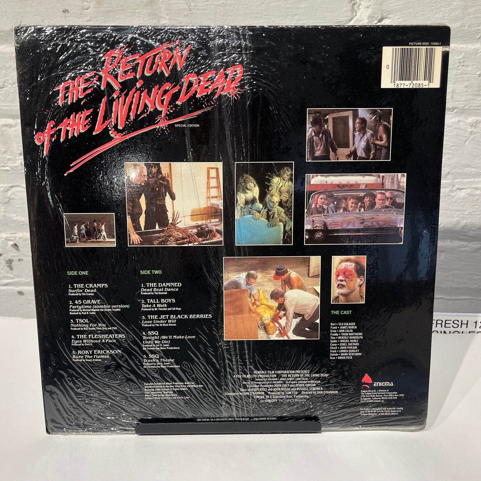 [Kollectible Vinyl] Various: The Return Of The Living Dead (Original Motion Picture Soundtrack) (1985, US, Ltd. Edition Picture Disk, w/ Merch Form, NM) [ENIGMA]