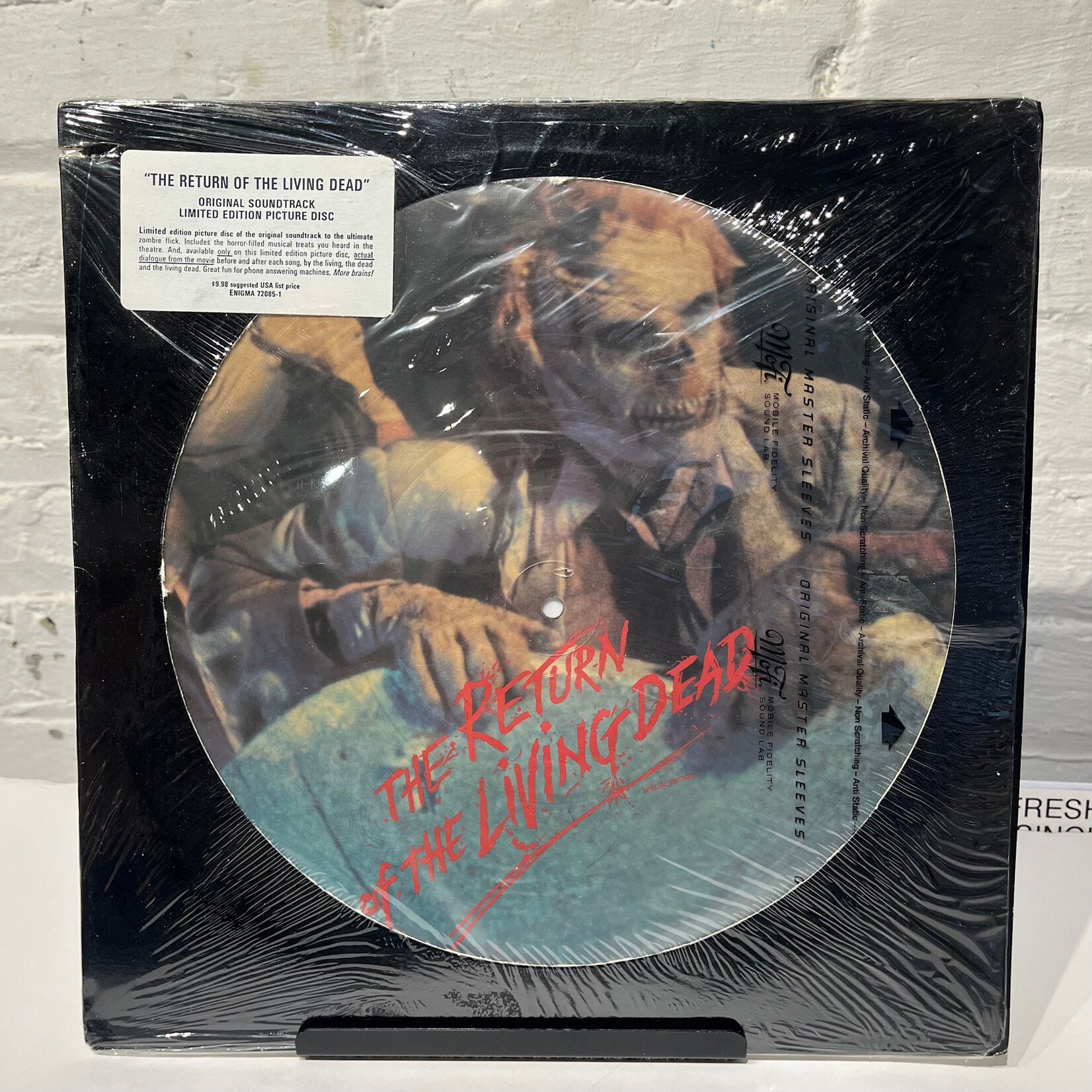 [Kollectible Vinyl] Various: The Return Of The Living Dead (Original Motion Picture Soundtrack) (1985, US, Ltd. Edition Picture Disk, w/ Merch Form, NM) [ENIGMA]