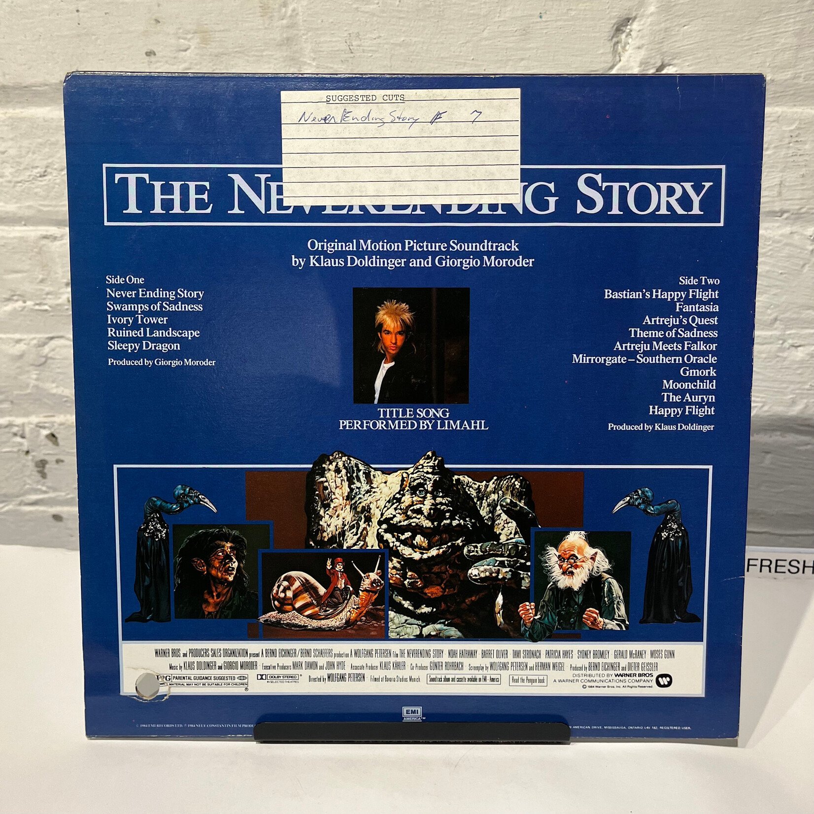 [Kollectible Vinyl] Doldinger, Klaus & Giorgio Moroder: The NeverEnding Story (Original Motion Picture Soundtrack) (1984, Original, Ex) [EMI]