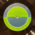 [Kollectible Vinyl] J.R.R. Tolkien: Poems And Songs Of Middle Earth (1967, US, Read by Author, VG++) [CAEDMON]