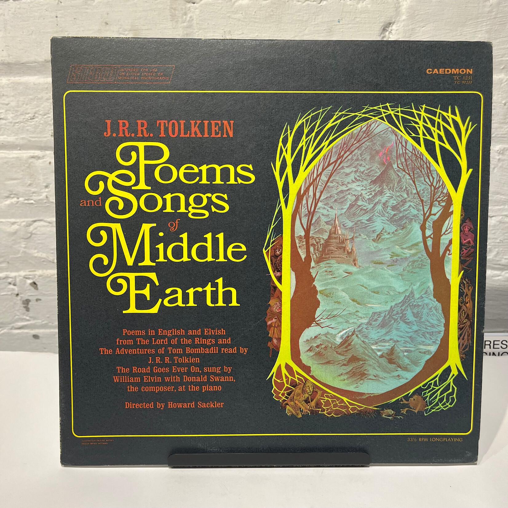 [Kollectible Vinyl] J.R.R. Tolkien: Poems And Songs Of Middle Earth (1967, US, Read by Author, VG++) [CAEDMON]