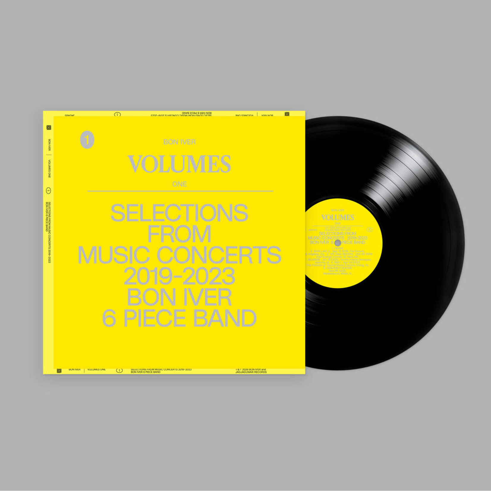 [New Vinyl] Bon Iver: Volumes: One - Selections From Music Concerts 2019-2023 [JAGJAGUWAR]