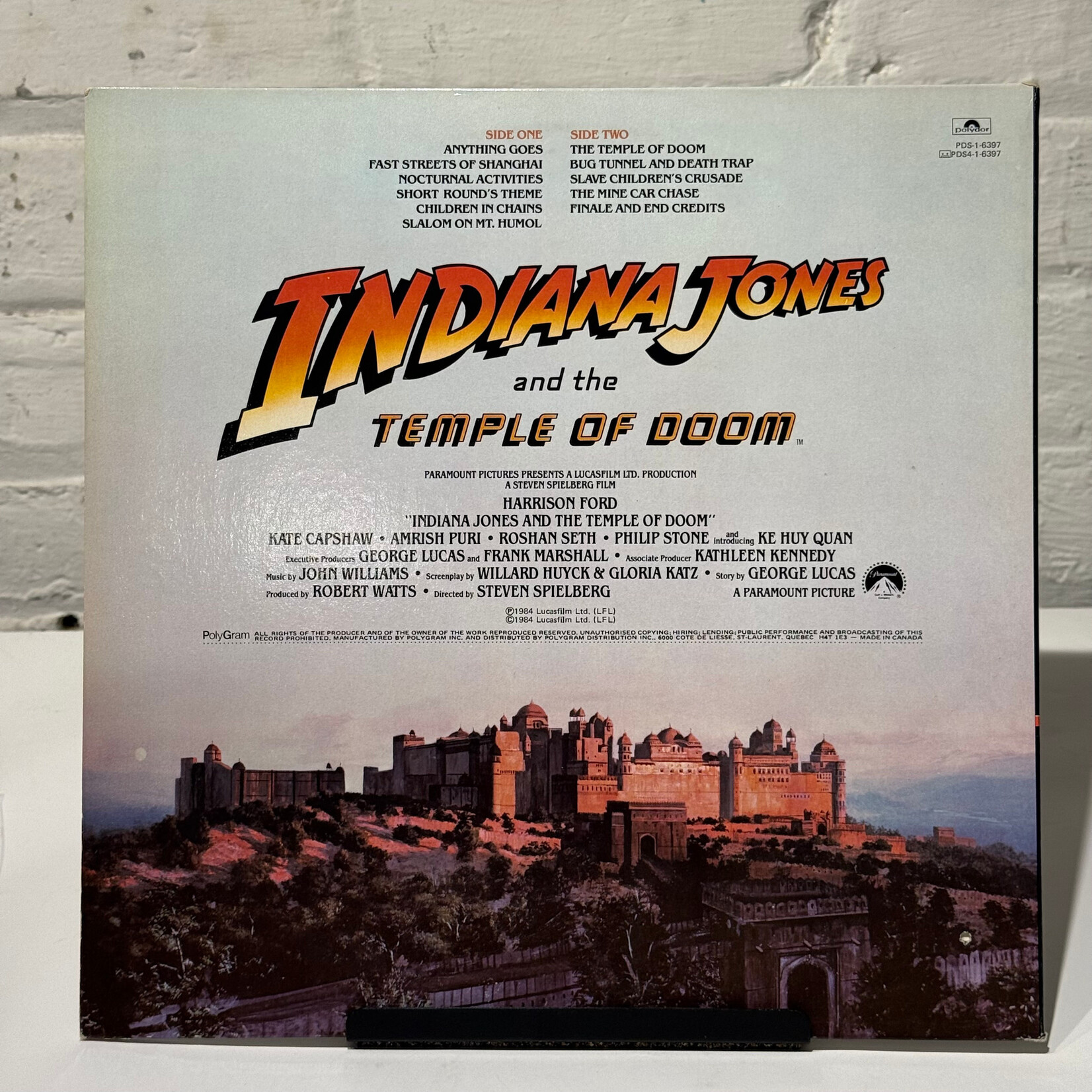 [Kollectible Vinyl] Williams, John: Indiana Jones and the Temple of Doom (1984, Canada, NM) [POLYDOR]