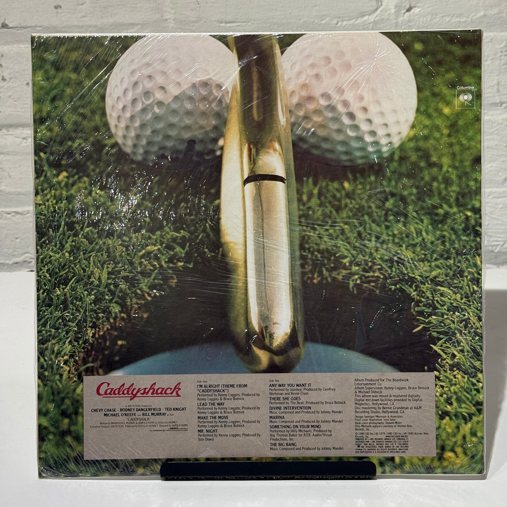 [Kollectible Vinyl] Various: Caddyshack (Music From The Motion Picture Soundtrack) (1980, Canada, Sealed) [COLUMBIA]