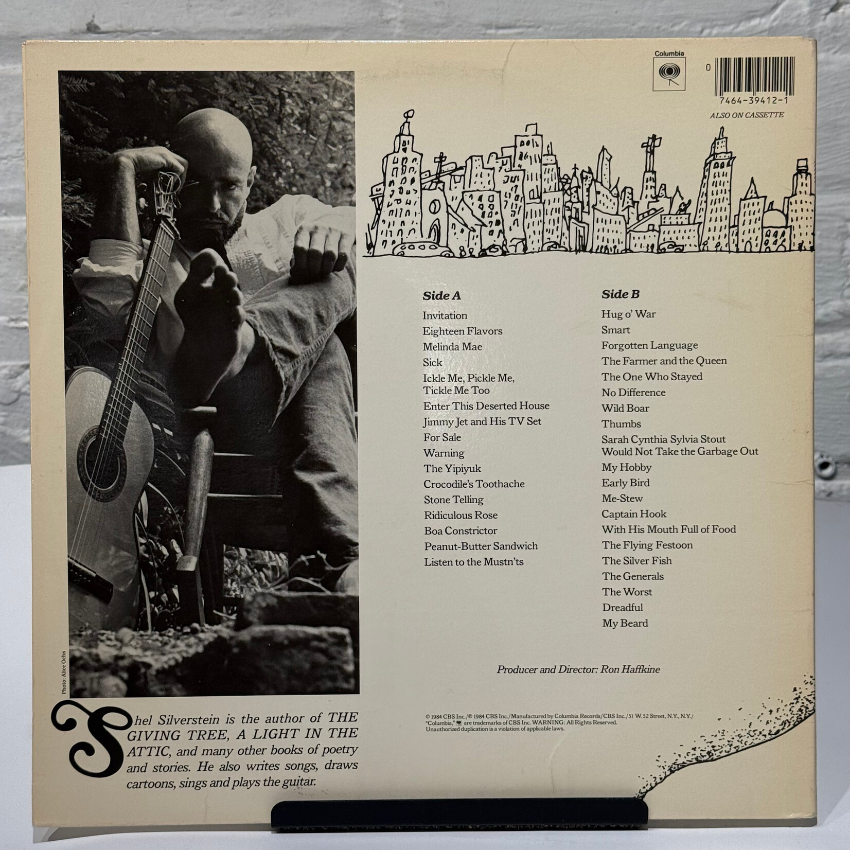 [Kollectible Vinyl] Silverstein, Shel: Where The Sidewalk Ends (1984, USA, EX) [COLUMBIA]