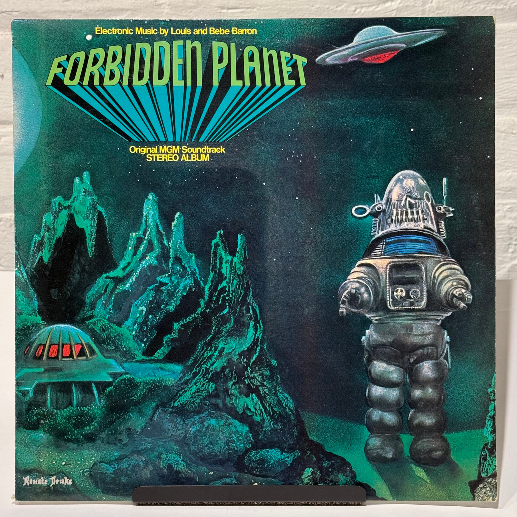 [Kollectible Vinyl] Louis and Bebe Barron: Forbidden Planet (1978 Press, USA, VG+) [SMALL PLANET]