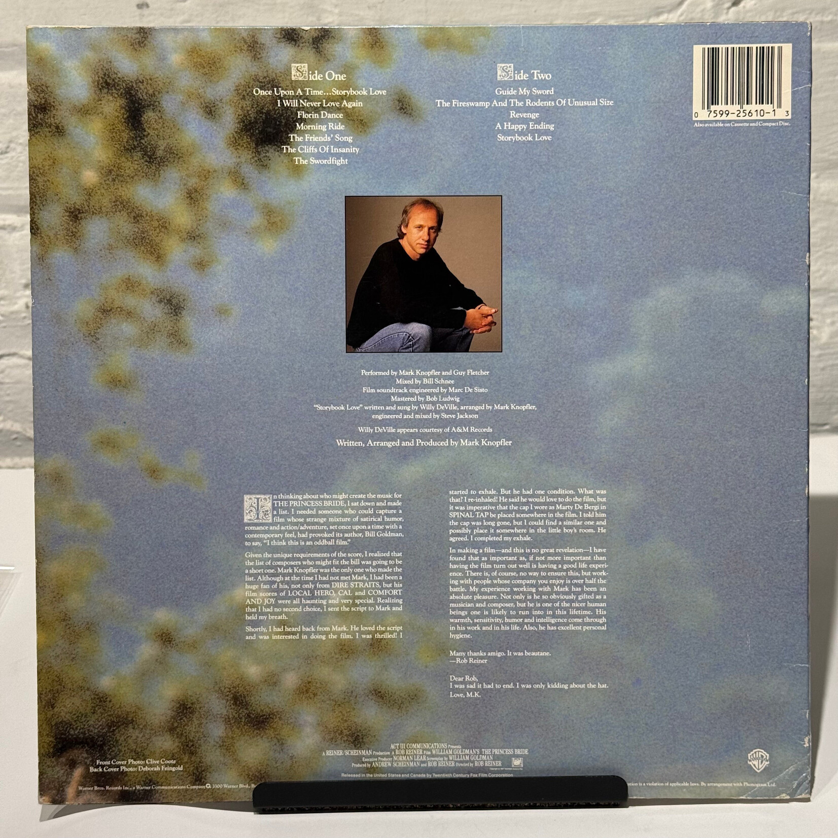 [Kollectible Vinyl] Knopfler, Mark: The Princess Bride (1987, USA, VG+) [WARNER BROS]