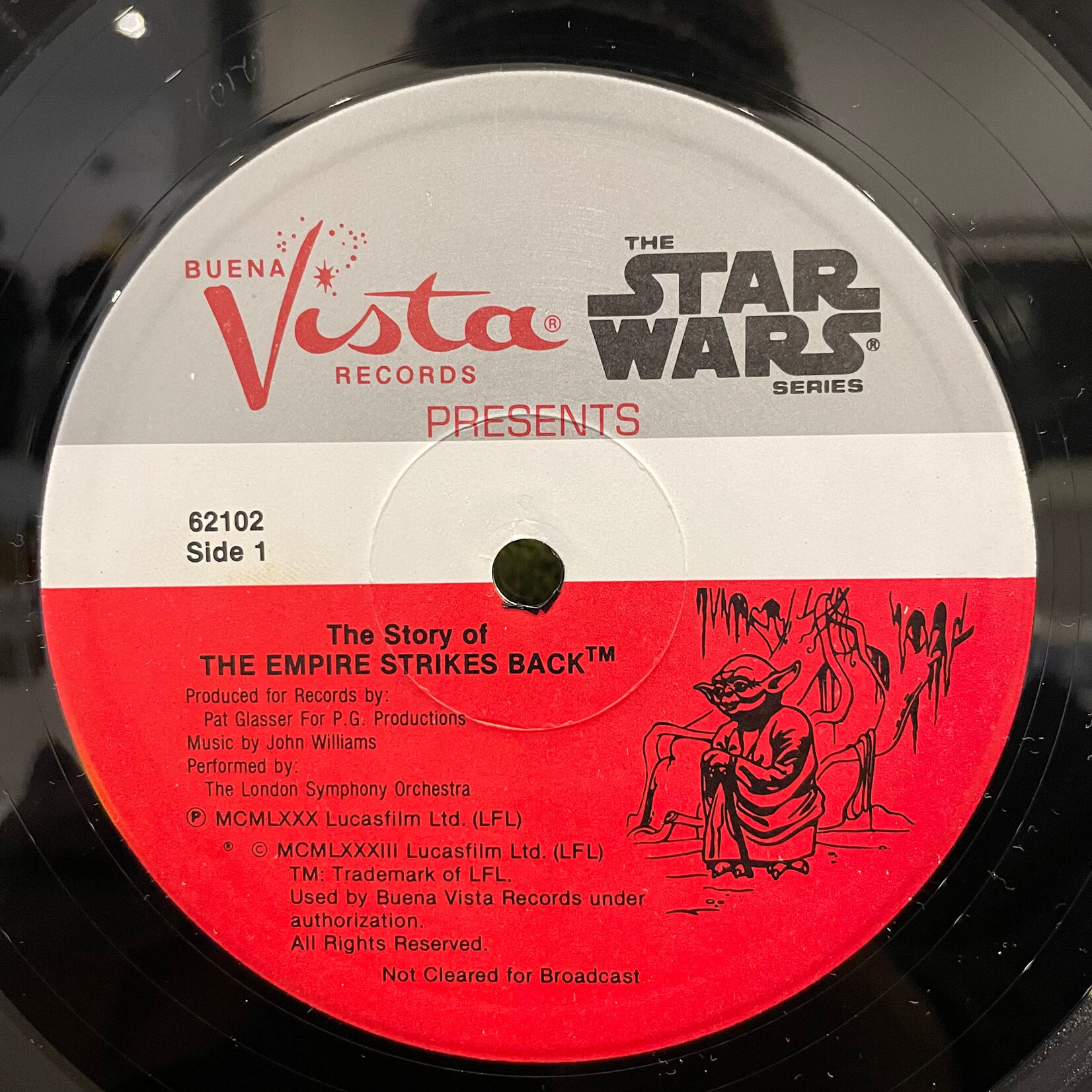 [Kollectible Vinyl] London Symphony Orchestra: The Story Of The Empire Strikes Back (1983, USA, NM-) [BUENA VISTA]