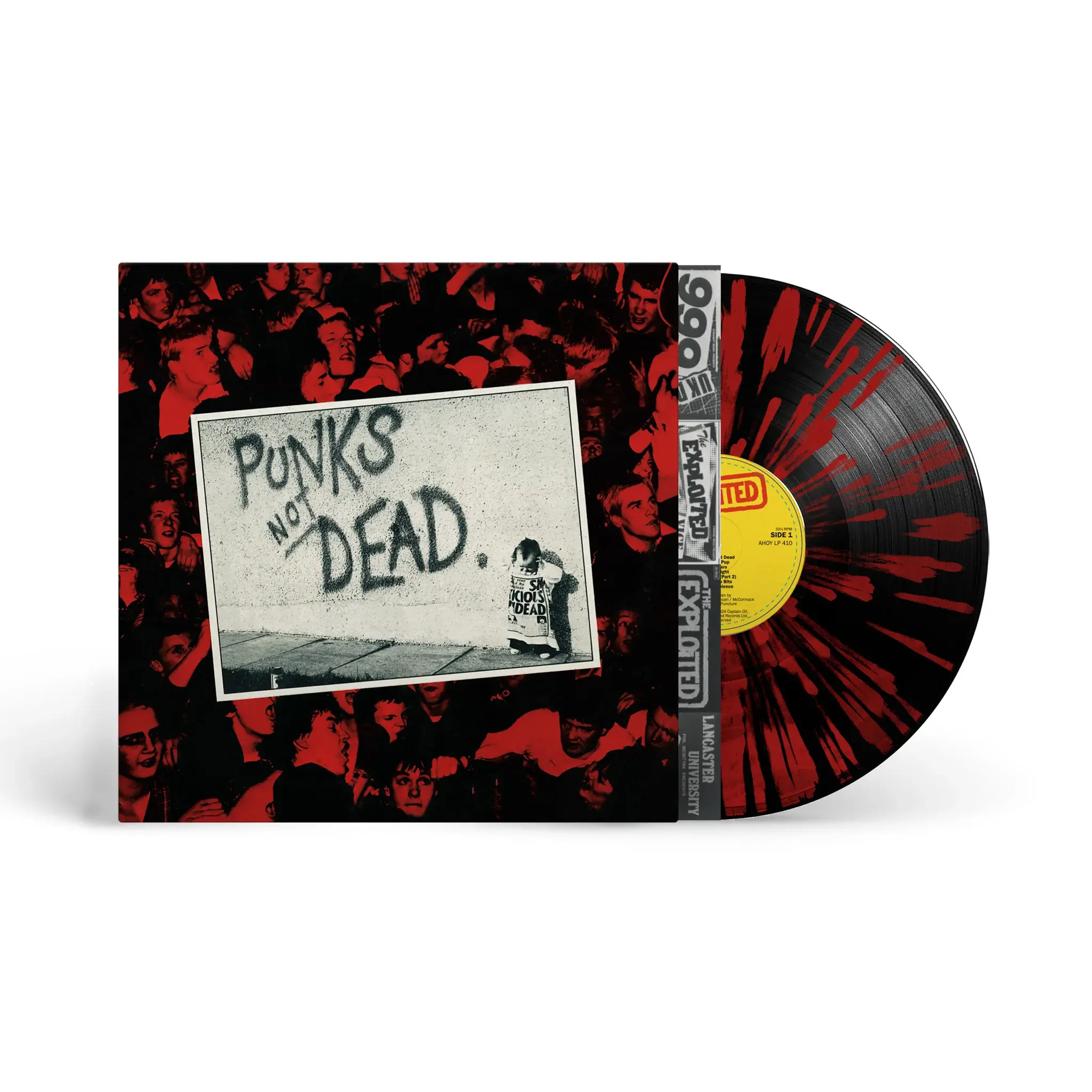 New] Exploited: Punks Not Dead (splatter coloured vinyl) [CAPTAIN