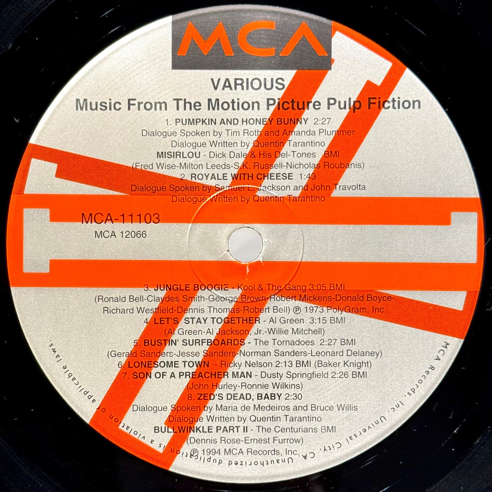 [Kollectible Vinyl] Various: Pulp Fiction (1994, US, Ex) [MCA]