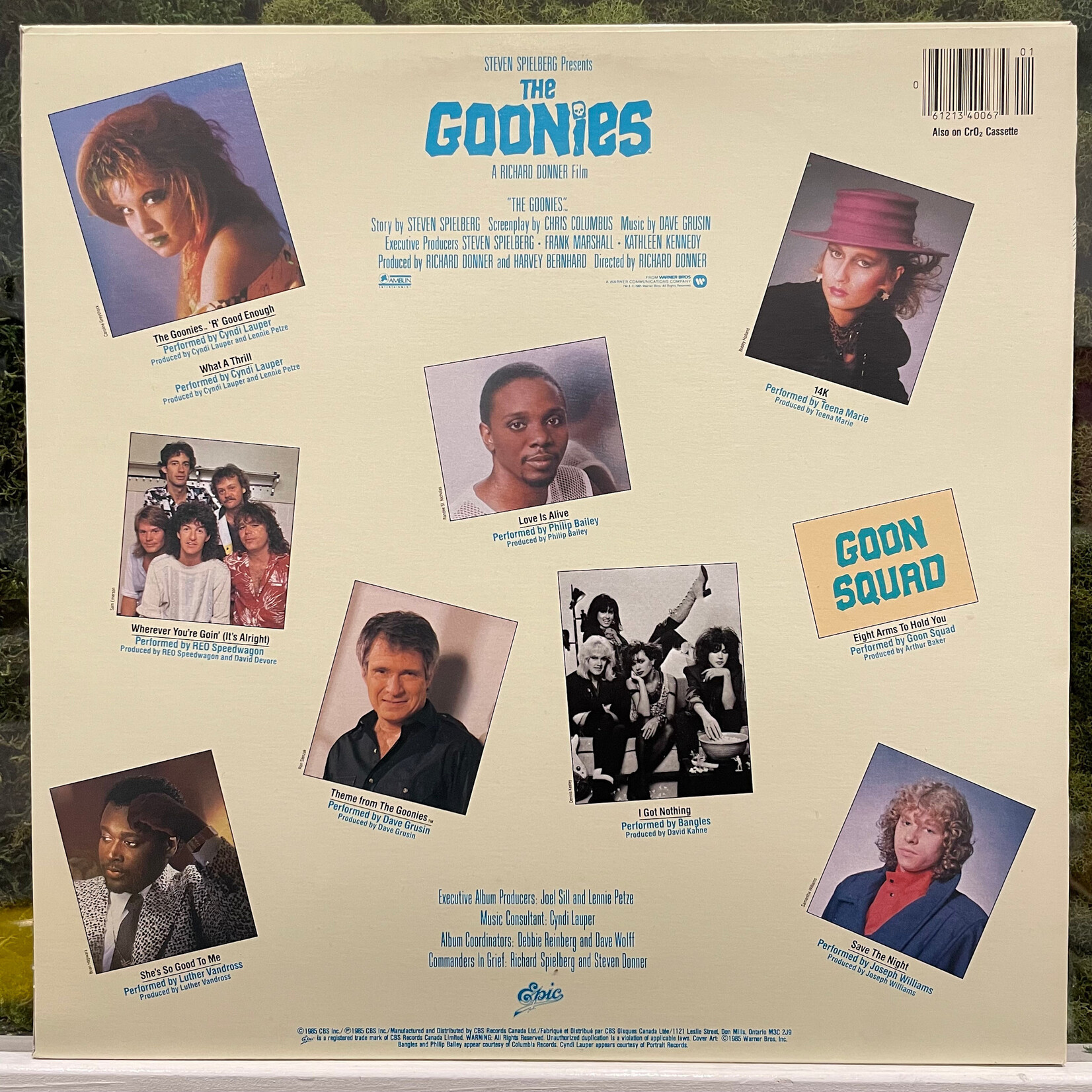 [Kollectible Vinyl] V/A :The Goonies (Original Motion Picture Soundtrack) (1985, Original w/ Photo insert, NM)[EPIC]