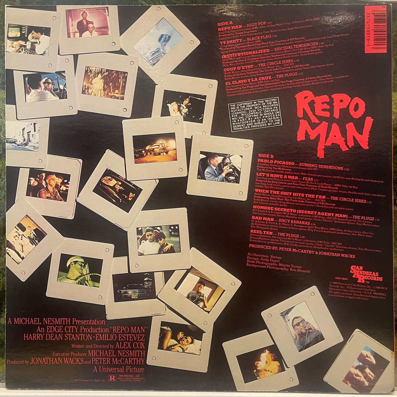 [Kollectible Vinyl] V/A: Repo Man (Music From The Original Motion Picture Soundtrack) (1985 Issue, NM) [SAN ANDREAS]