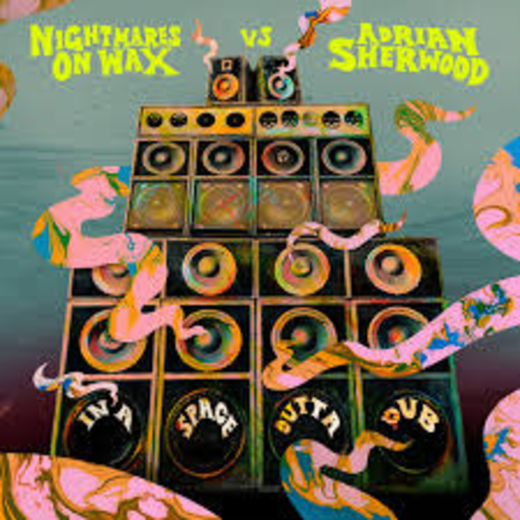 [New] Nightmares on Wax vs Adrian Sherwood: In A Space Outta Dub (Light Rosé Vinyl) [WARP RECORDS]