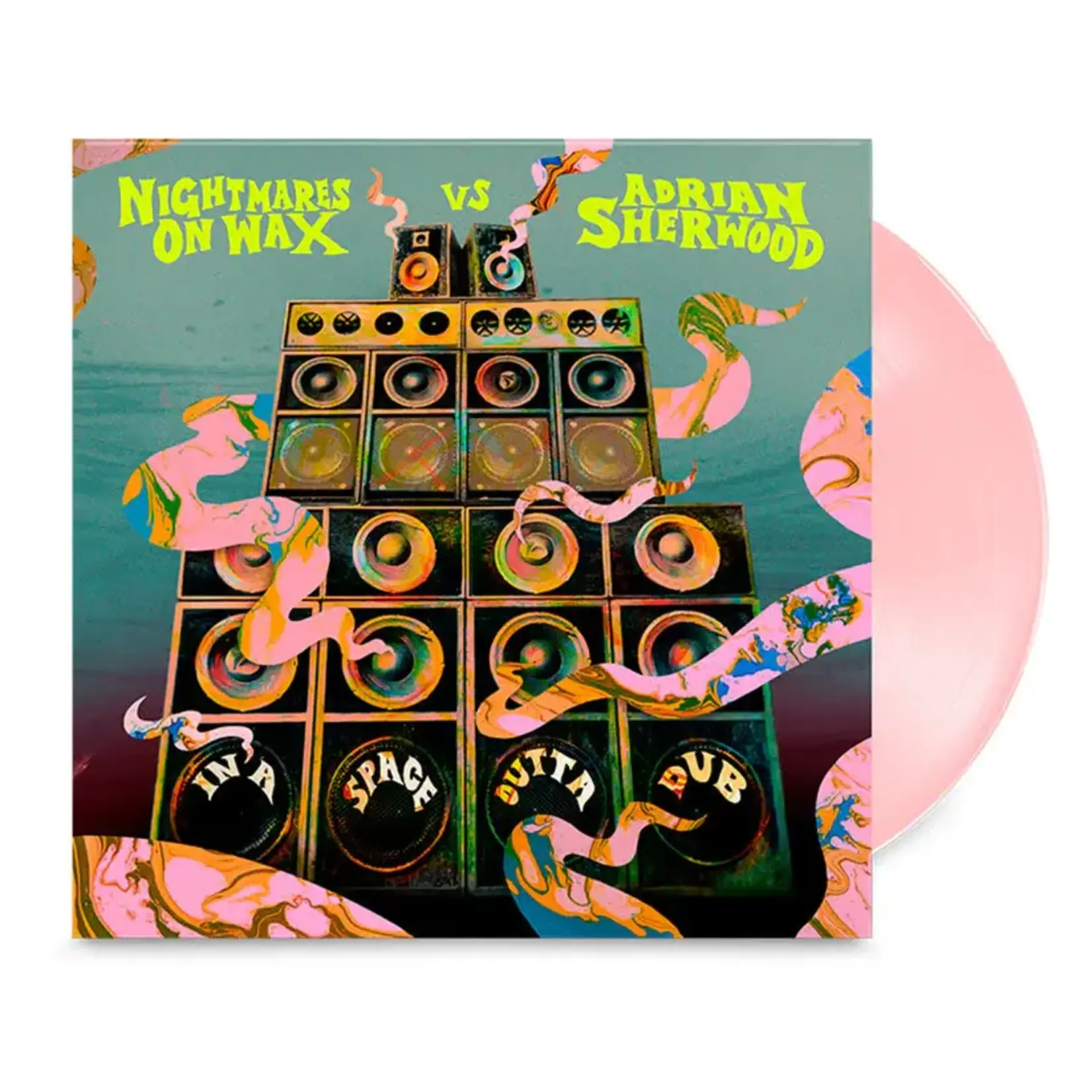 [New] Nightmares on Wax vs Adrian Sherwood: In A Space Outta Dub (Light Rosé Vinyl) [WARP RECORDS]