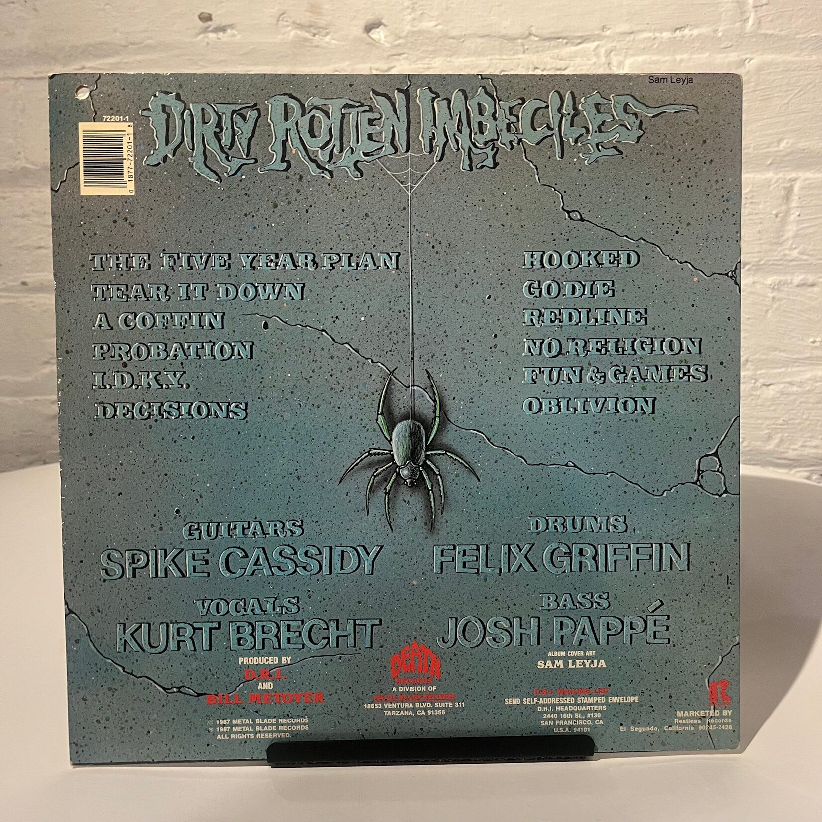 [Kollectible Vinyl] D.R.I. (Dirty Rotten Imbeciles) :Crossover (1987, USA, w/ Insert, VG+) [RESTLESS]