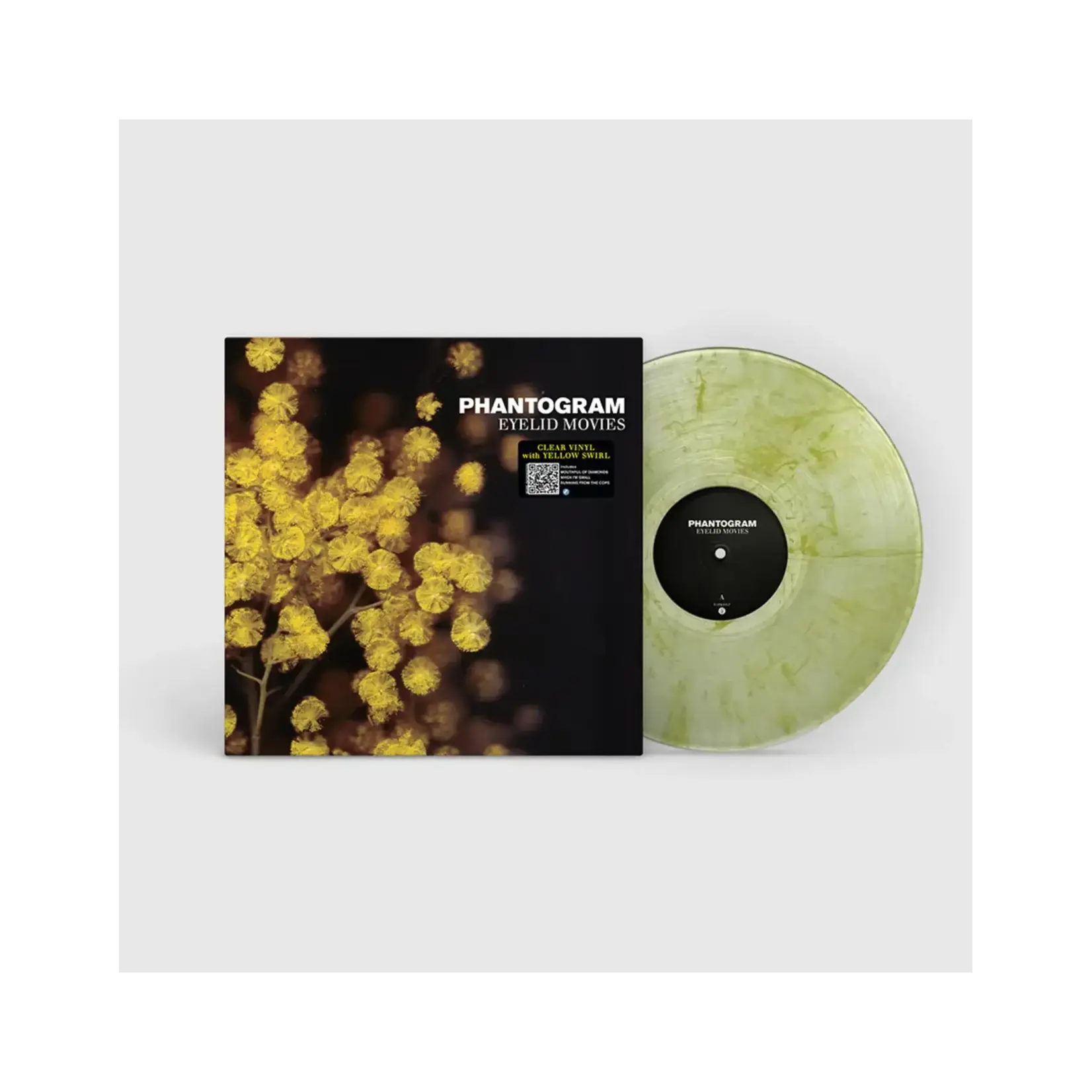 [New Vinyl] Phantogram: Eyelid Movies (Clear W/ Yellow Swirl Vinyl) [BARSUK RECORDS]
