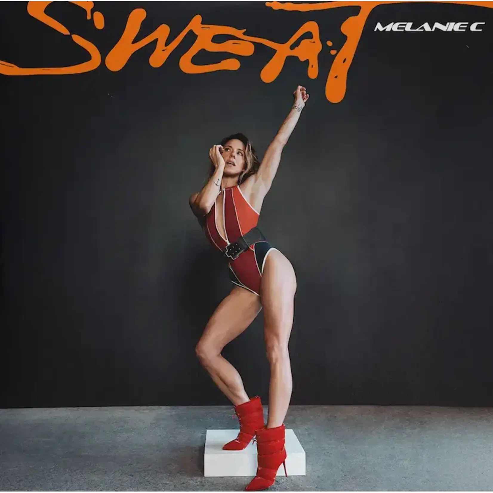 [New] Melanie C: Sweat (opaque orange coloured vinyl-indie exclusive) [RED GIRL MEDIA]