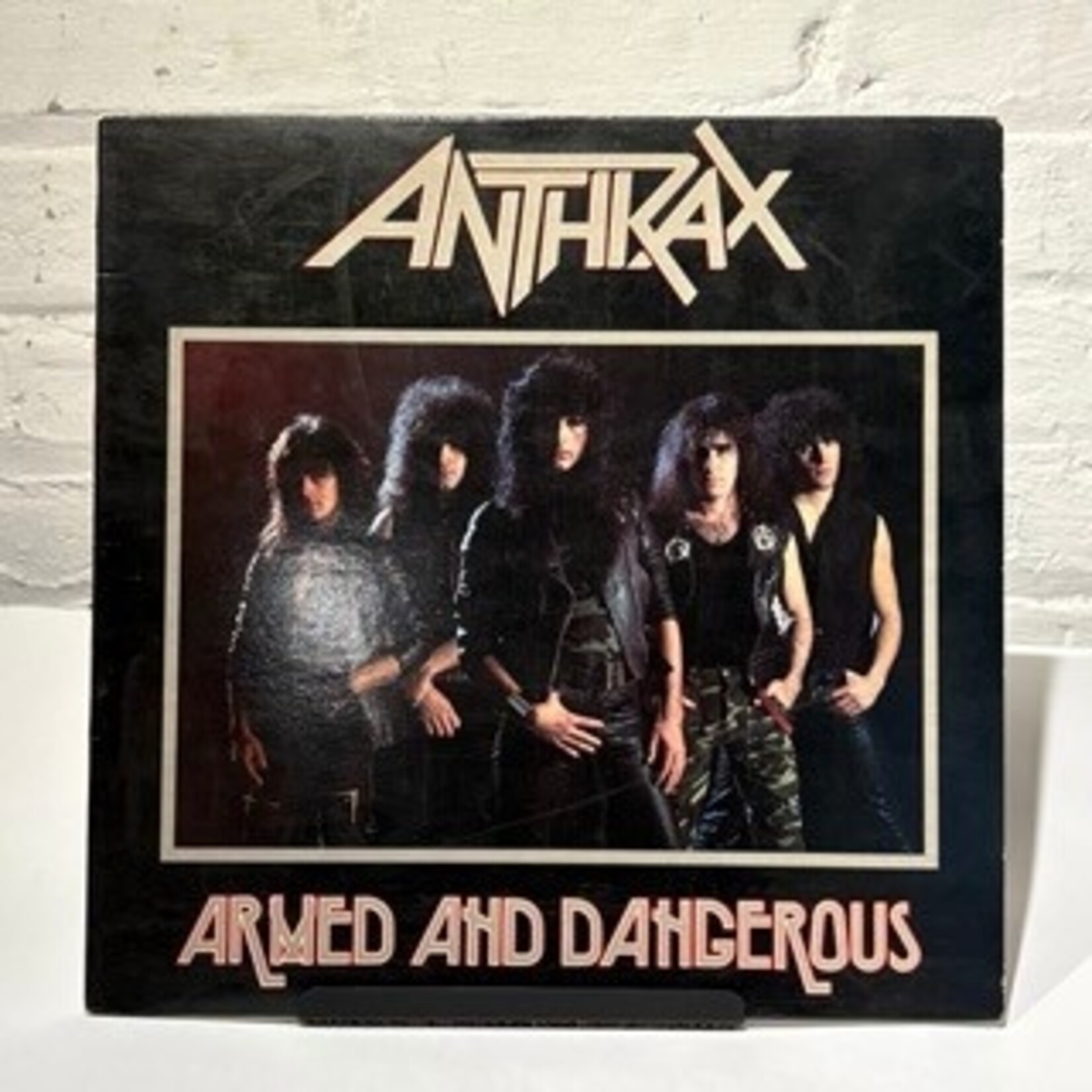 [Kollectible Vinyl] Anthrax: Armed And Dangerous (1985, USA, 12" Ep, Metal, VG+) [MEGAFORCE]