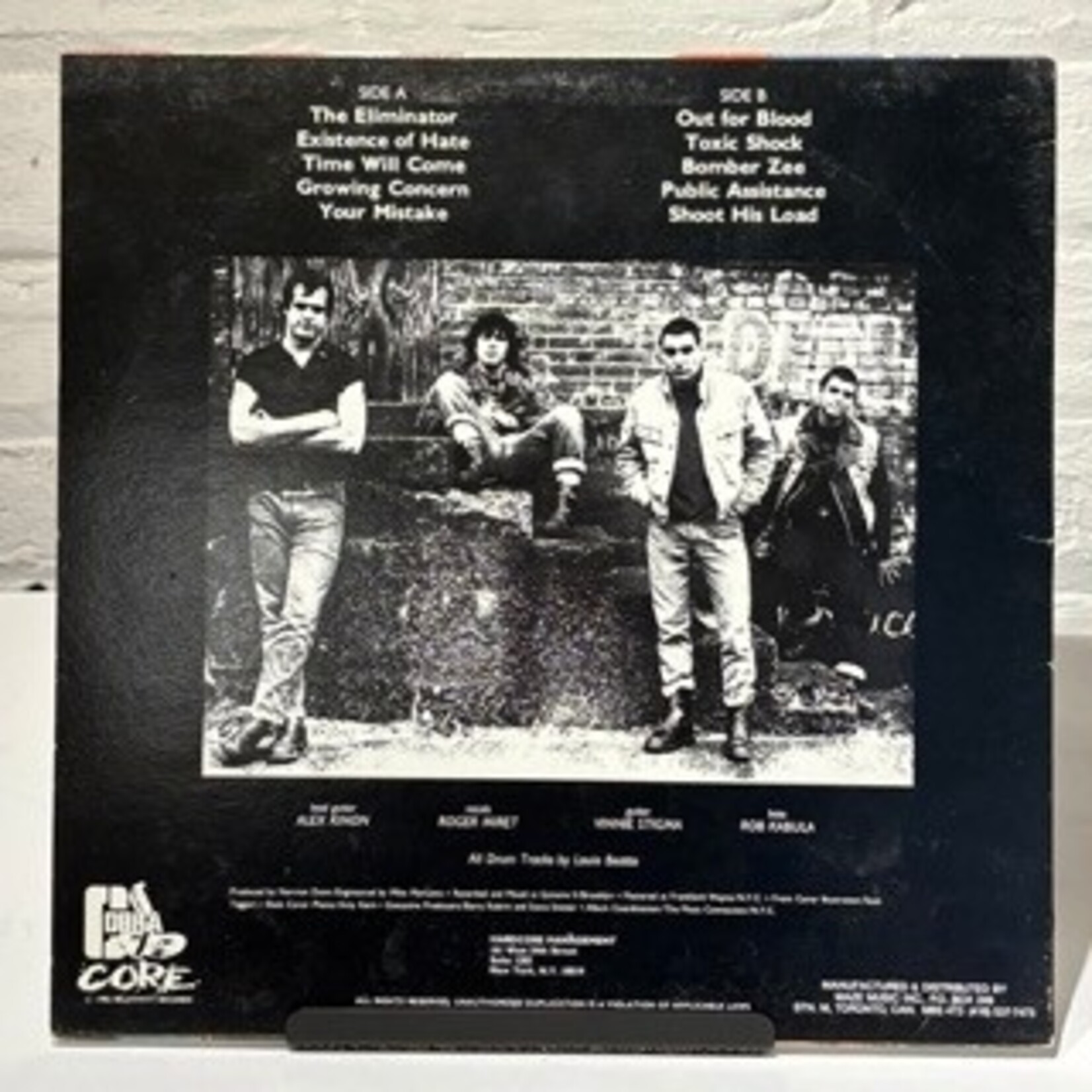 [Kollectible Vinyl] Agnostic Front: Cause For Alarm (1986, CA, VG+) [COBRA CORE]