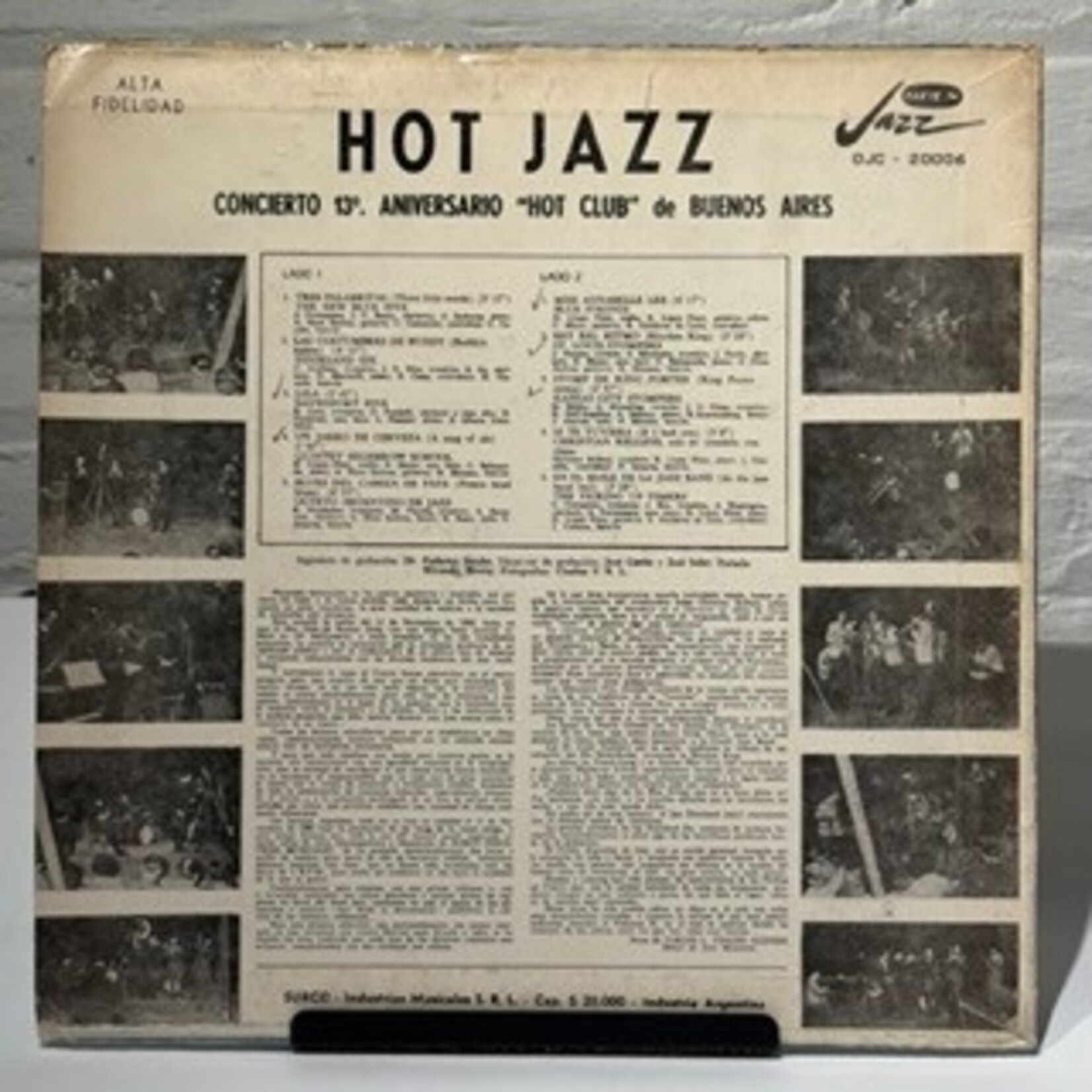 [Kollectible Vinyl] V/A: Concierto Anual Del Hot Club De Buenos Aires (1961, Argentina Jazz, VG+) [OPUS JAZZ]