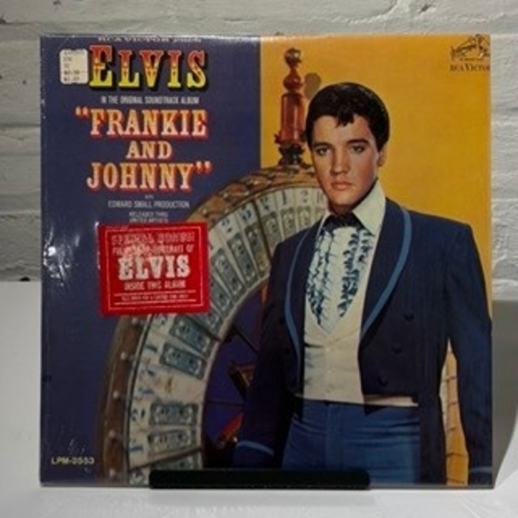 [Kollectible Vinyl] Elvis: Frankie And Johnny (1966, MONO, W/POSTER, IN SHRINK, W/ HYPE STICKER, VG++) [RCA VICTOR]