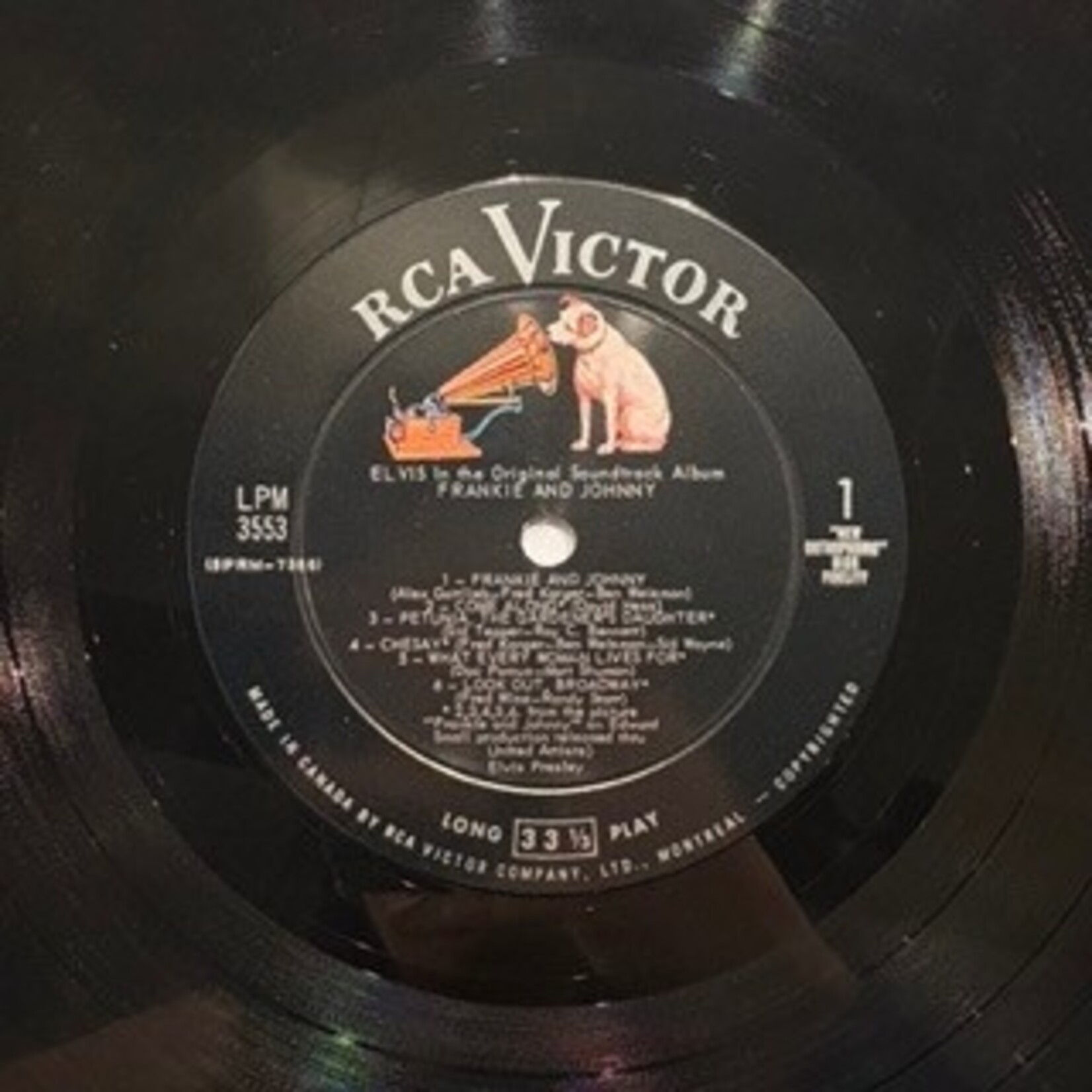 [Kollectible Vinyl] Elvis: Frankie And Johnny (1966, MONO, W/POSTER, IN SHRINK, W/ HYPE STICKER, VG++) [RCA VICTOR]