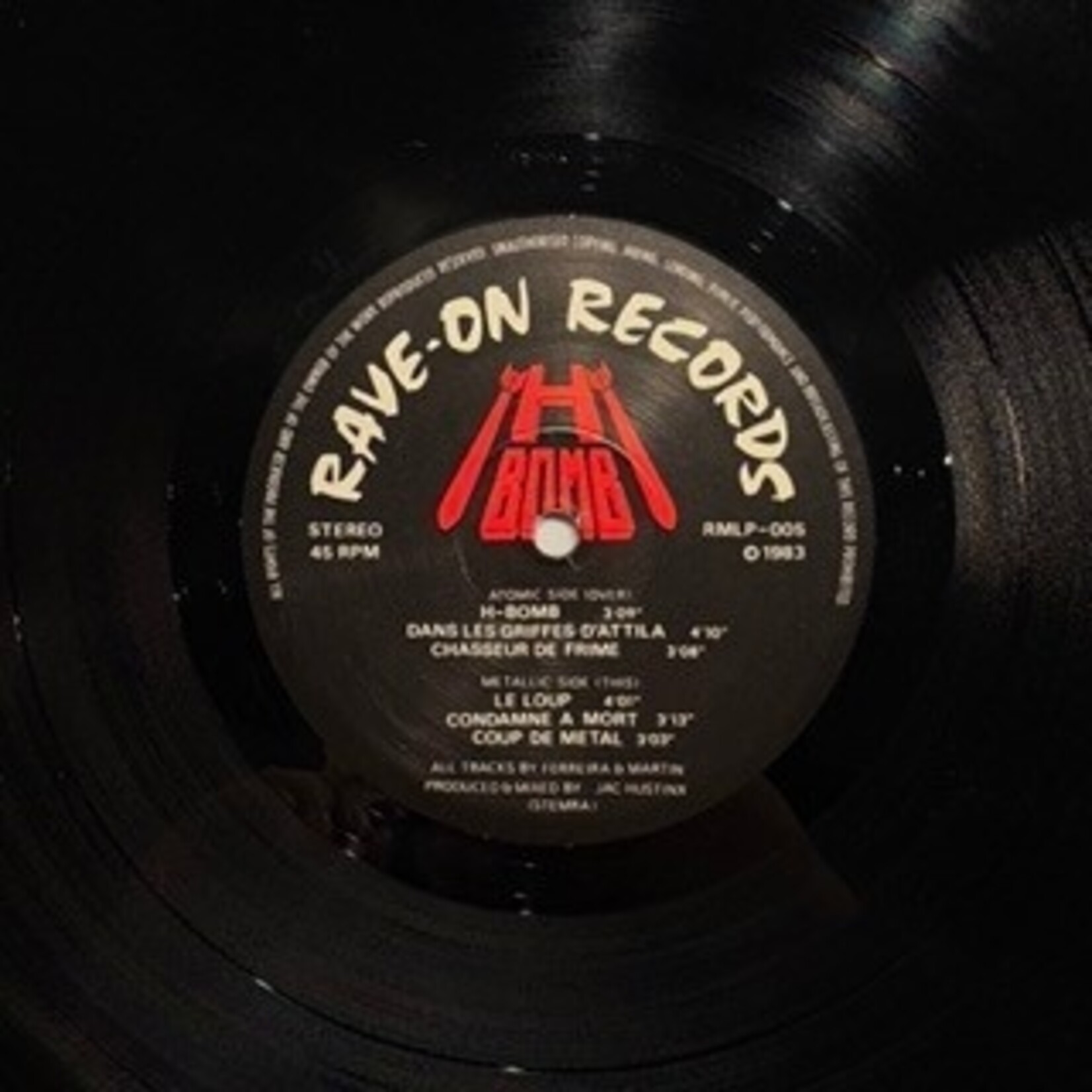 [Kollectible Vinyl] H-Bomb: Coup De Metal (1983, EU, 12" EP, METAL, VG+) [RAVE-ON]