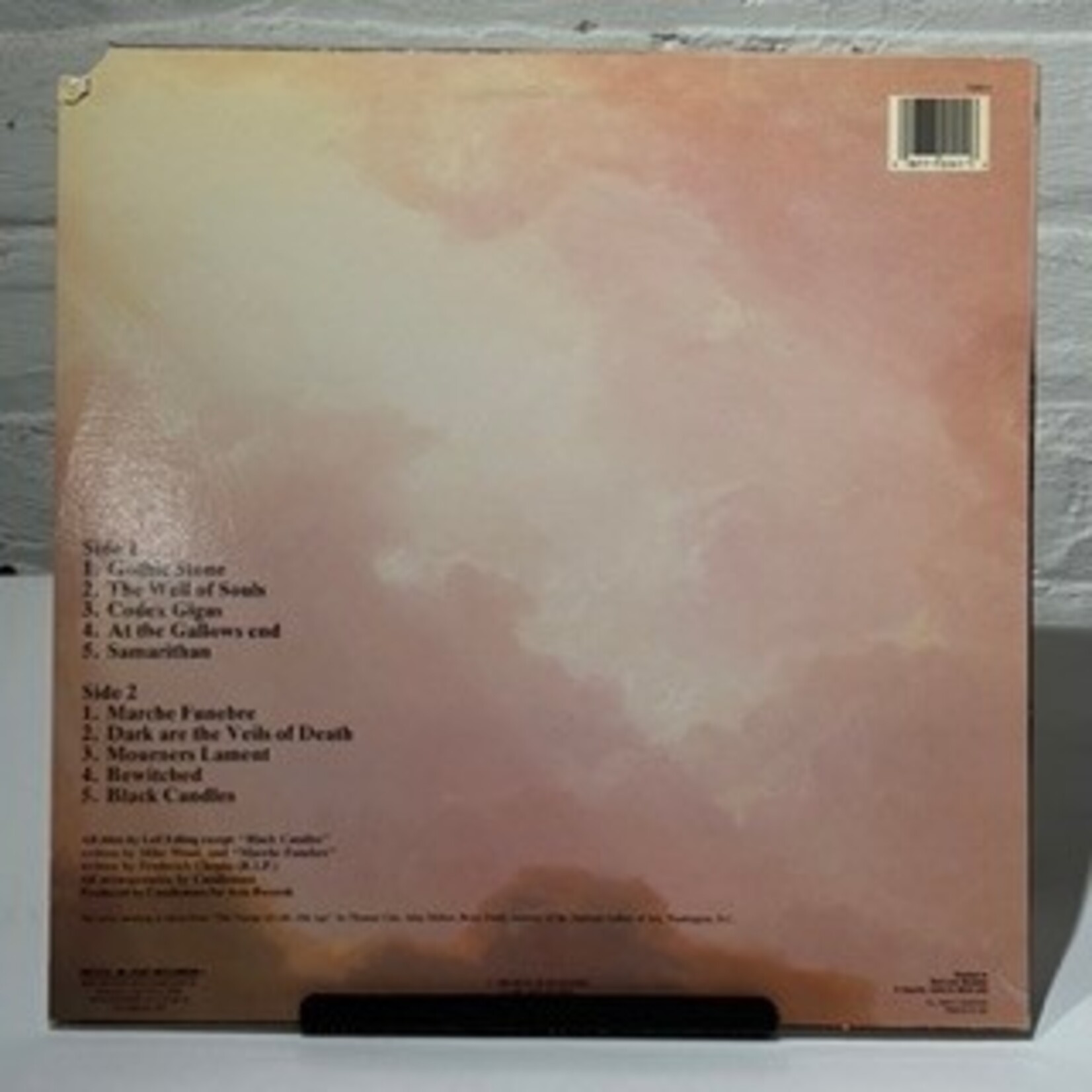 [Kollectible Vinyl] Candlemass: Nightfall (1988, USA, DOOM METAL, W/INSERT + HYPE STICKER, VG+) [METAL BLADE]