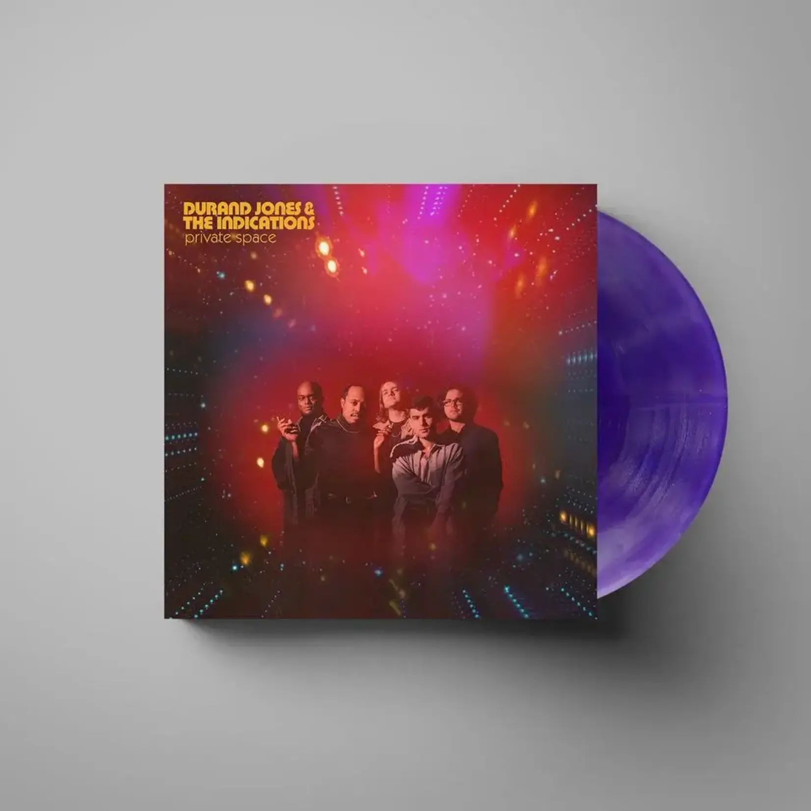 [New] Jones, Durand & The Indications: Private Space (purple ripple coloured) [DEAD OCEANS]