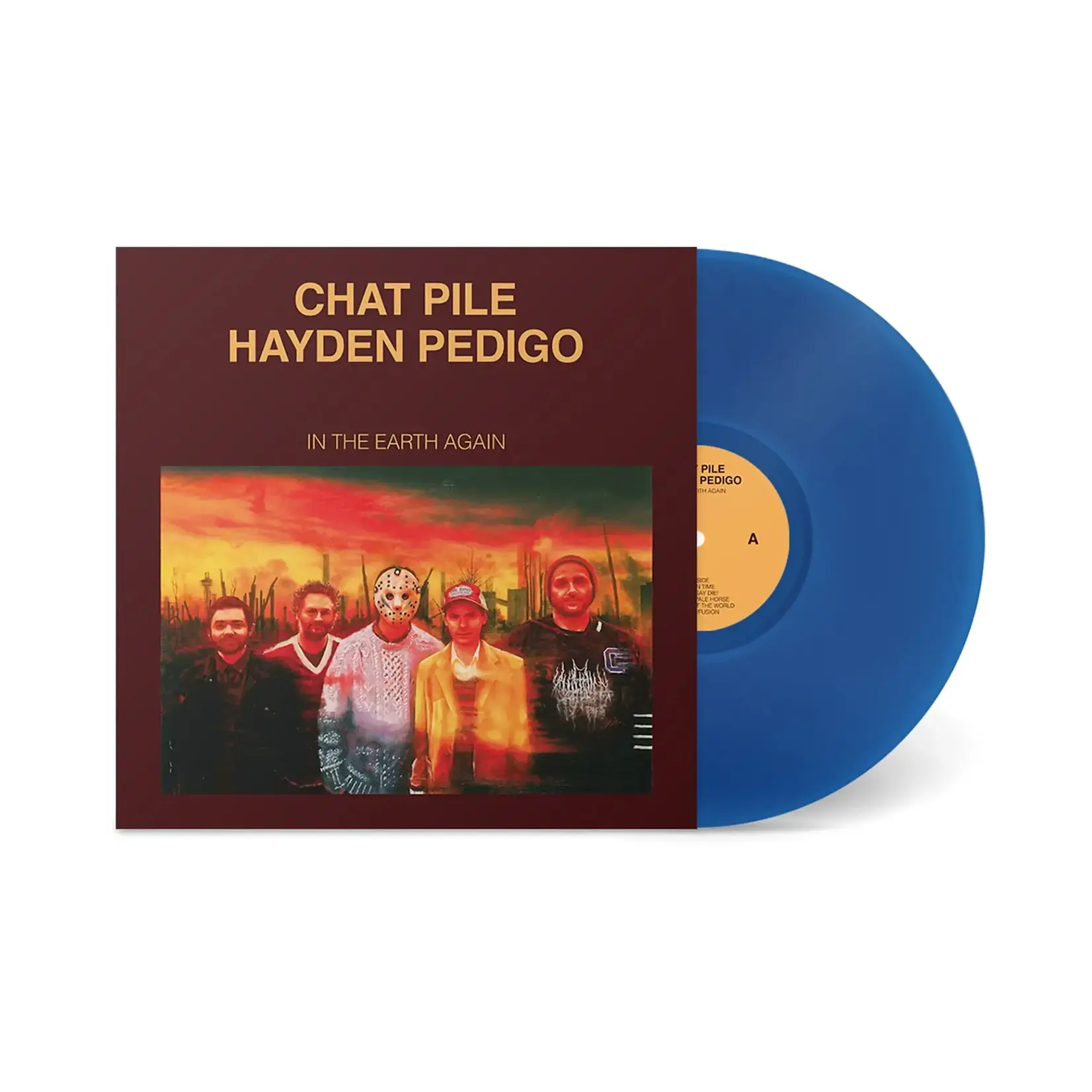 [New Vinyl] Chat Pile / Hayden Pedigo: In The Earth Again (cobalt blue vinyl) [FLENSER]