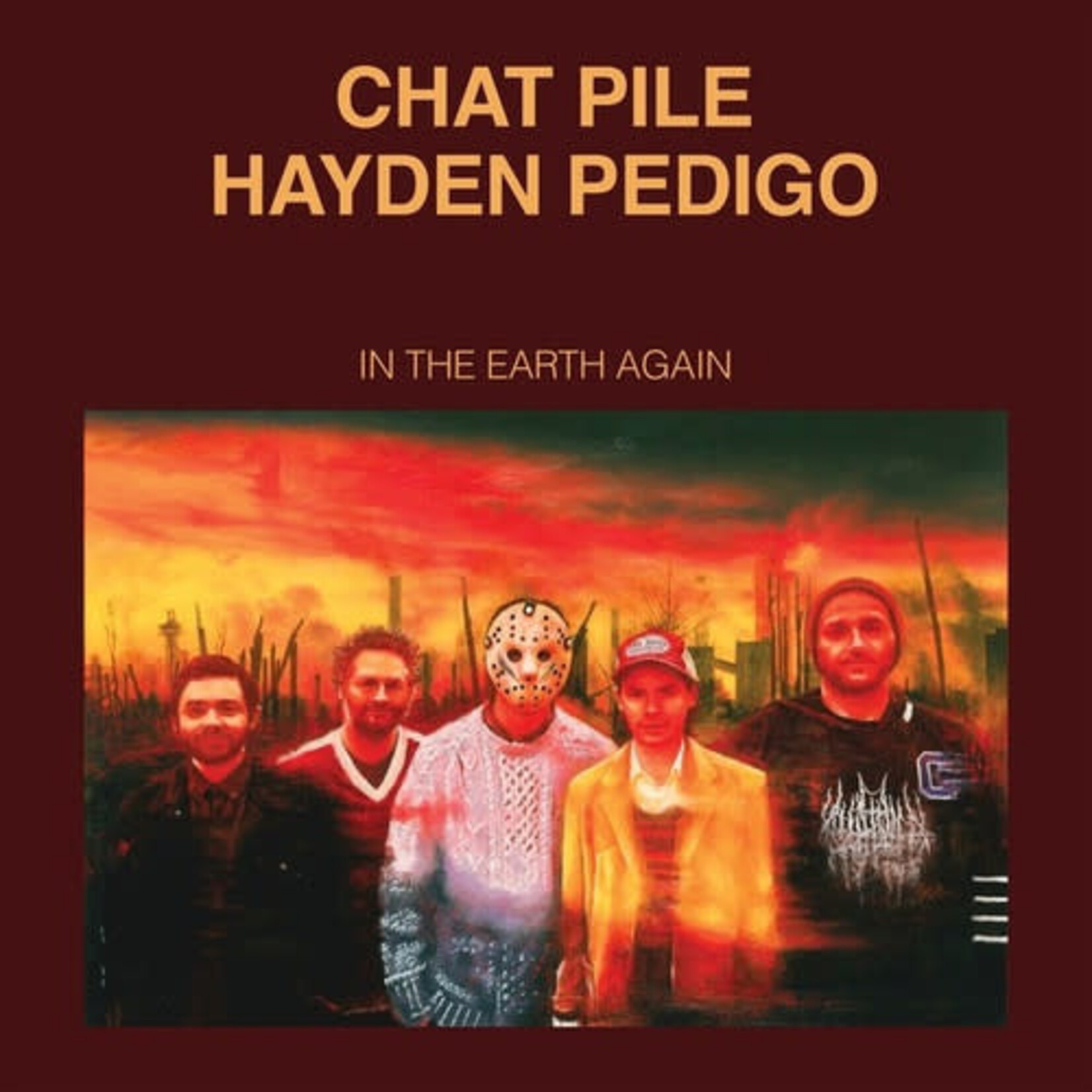 [New Vinyl] Chat Pile / Hayden Pedigo: In The Earth Again (cobalt blue vinyl) [FLENSER]