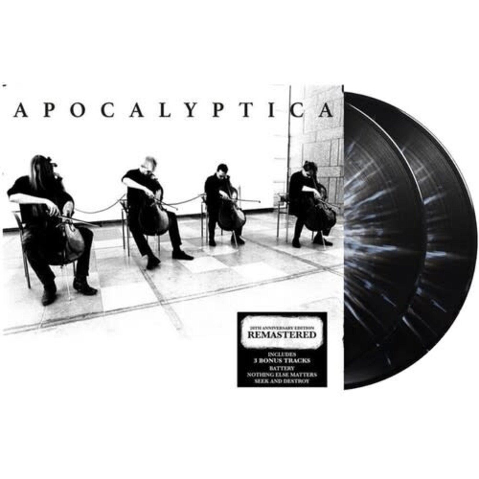 [New] Apocalyptica: Plays Metallica By Four Cellos (2LP-black with white splatter/bonus tracks) [ODYSSEY MUSIC NETWORK]