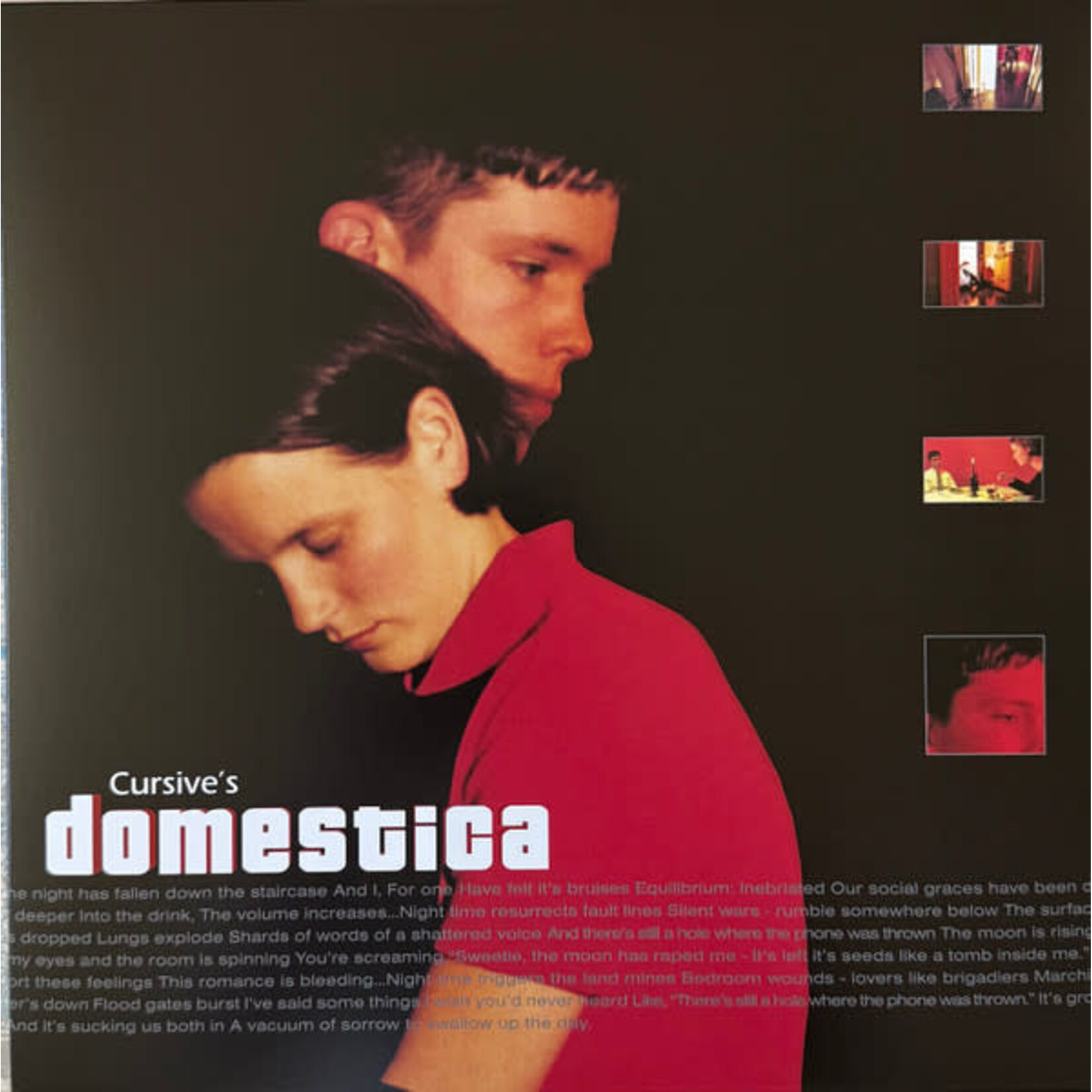 [New] Cursive: Domestica (transparent red vinyl) [RUN FOR COVER]