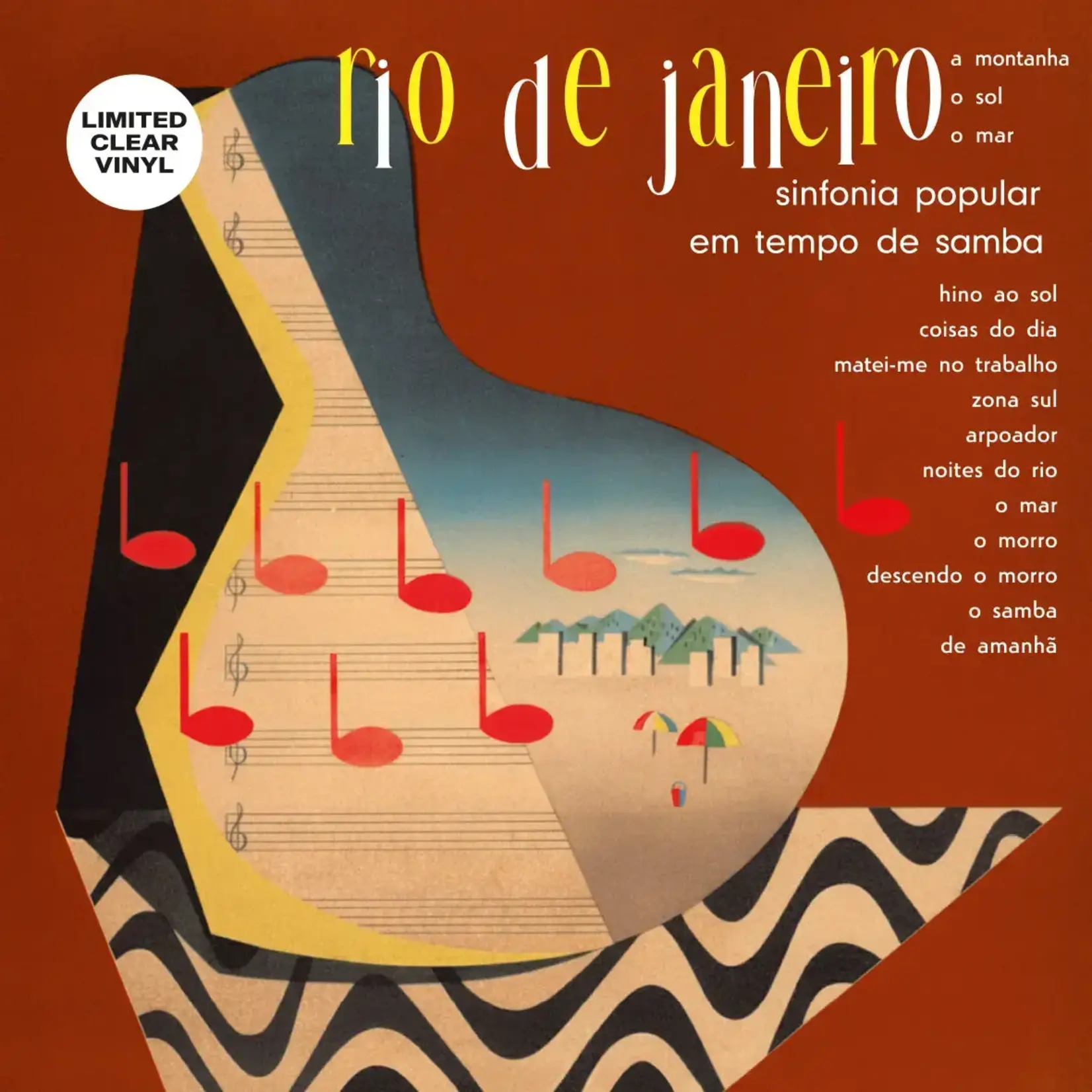 [New Vinyl] Jobim, Antonio Carlos: Sinfonia Do Rio De Janeiro (clear vinyl) [SOWING]