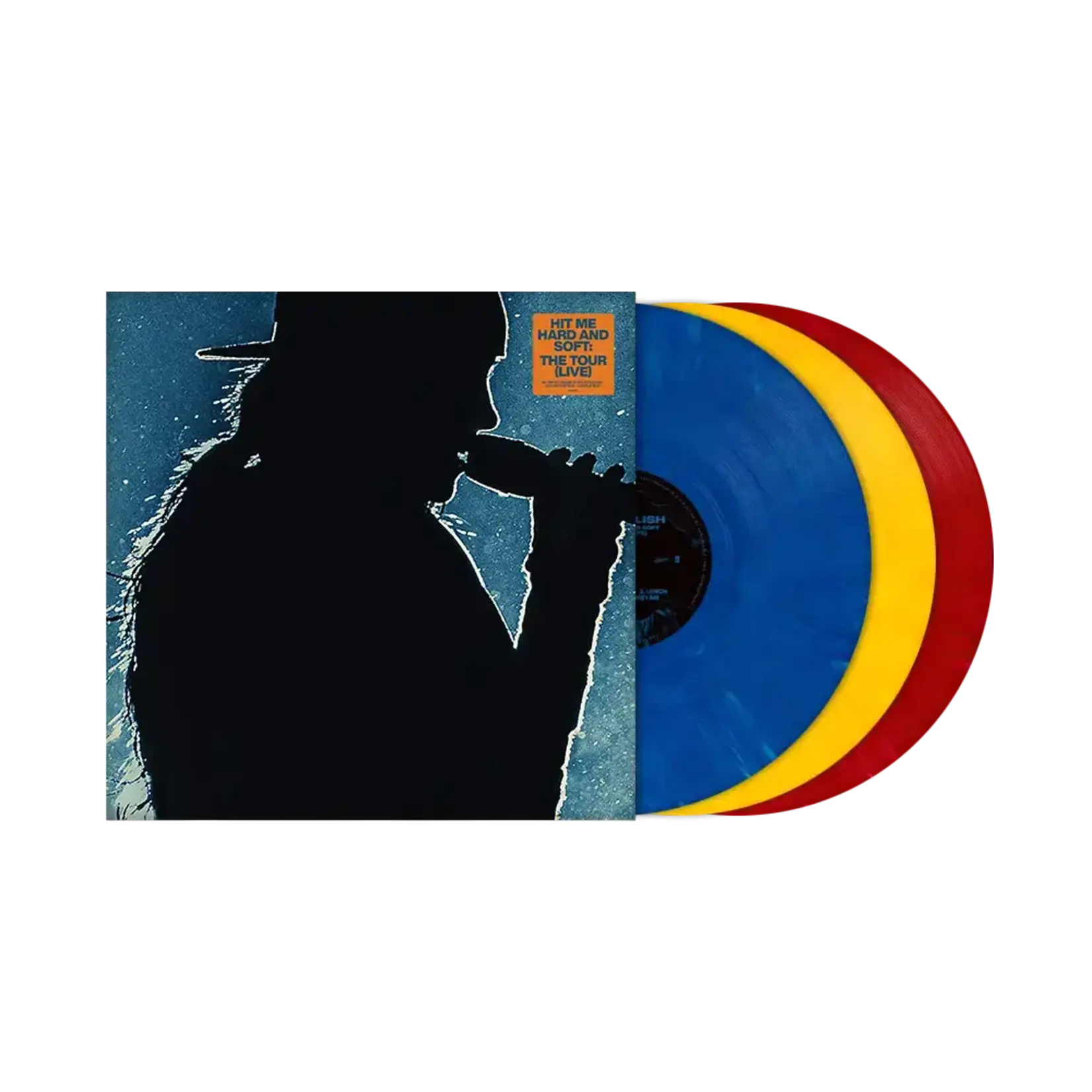 [New Vinyl] Eilish, Billie: HIT ME HARD AND SOFT: The Tour - Live (3LP, Blue, Yellow and Red) [UNIVERSAL]